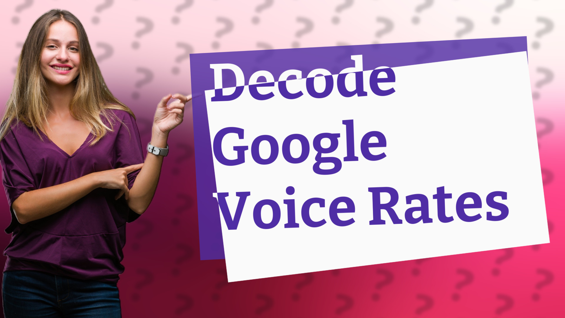 Decode Google Voice Rates