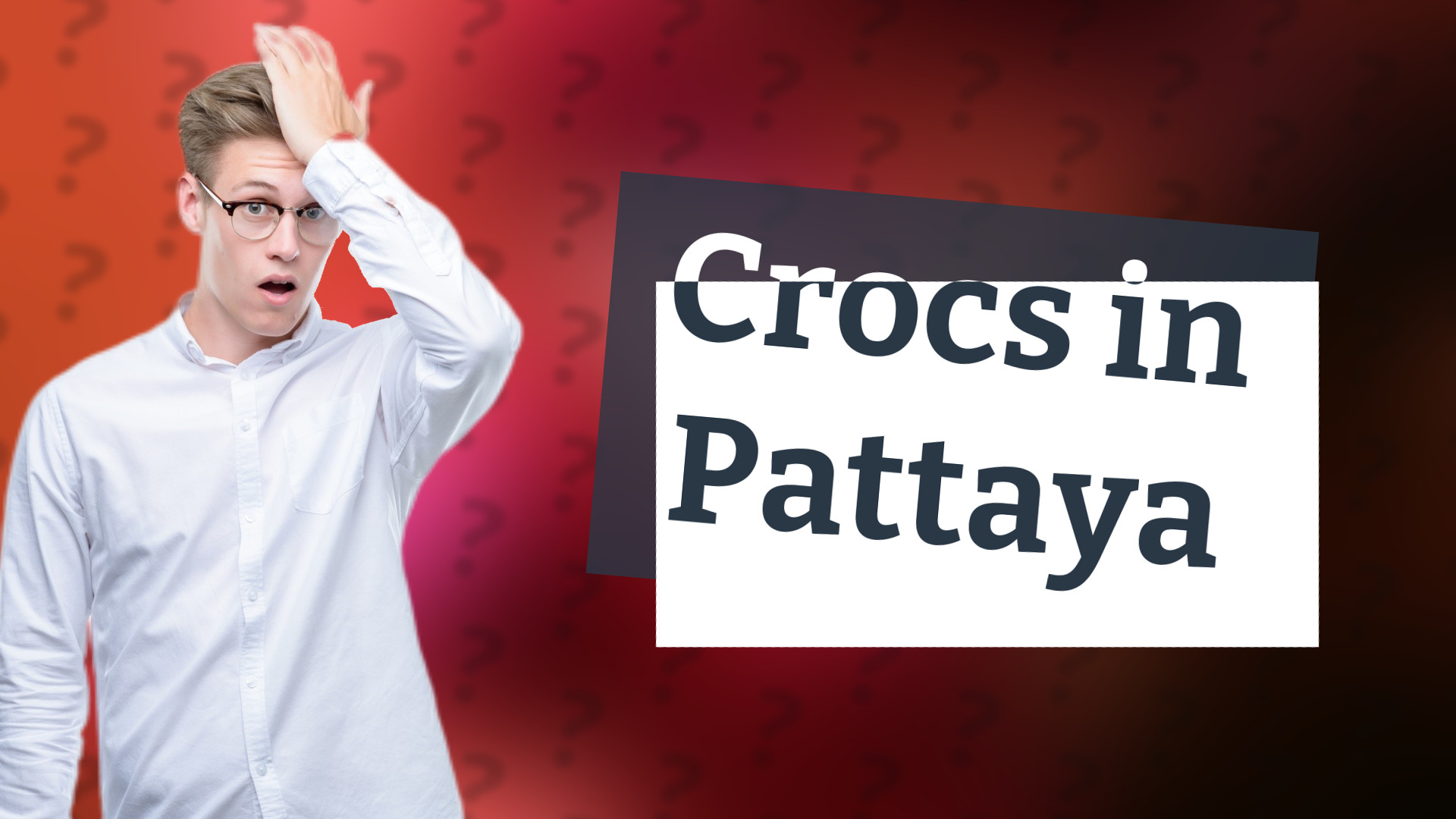 Crocs in Pattaya