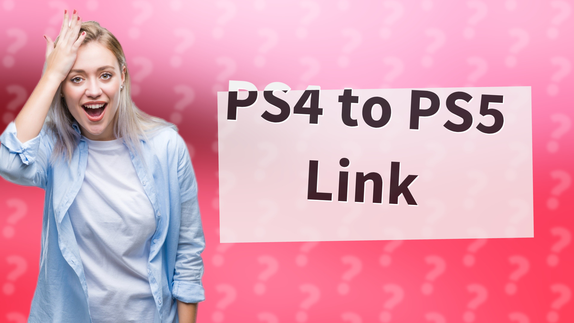 PS4 to PS5 Link