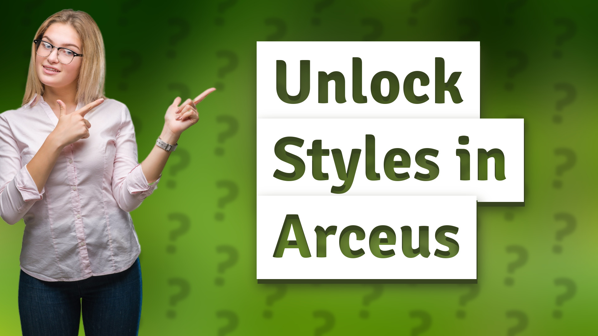 Unlock Styles in Arceus
