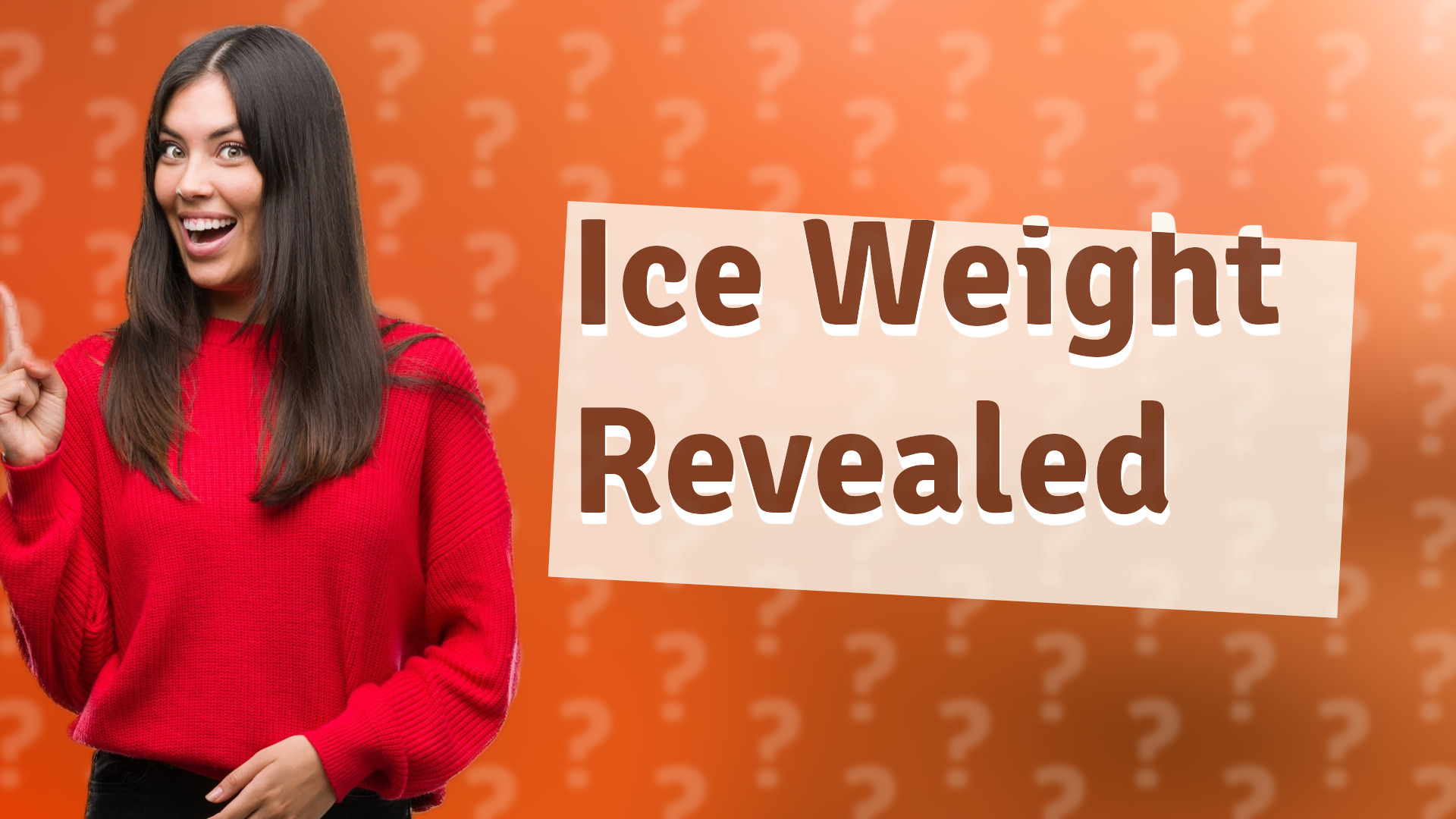Ice Weight Revealed