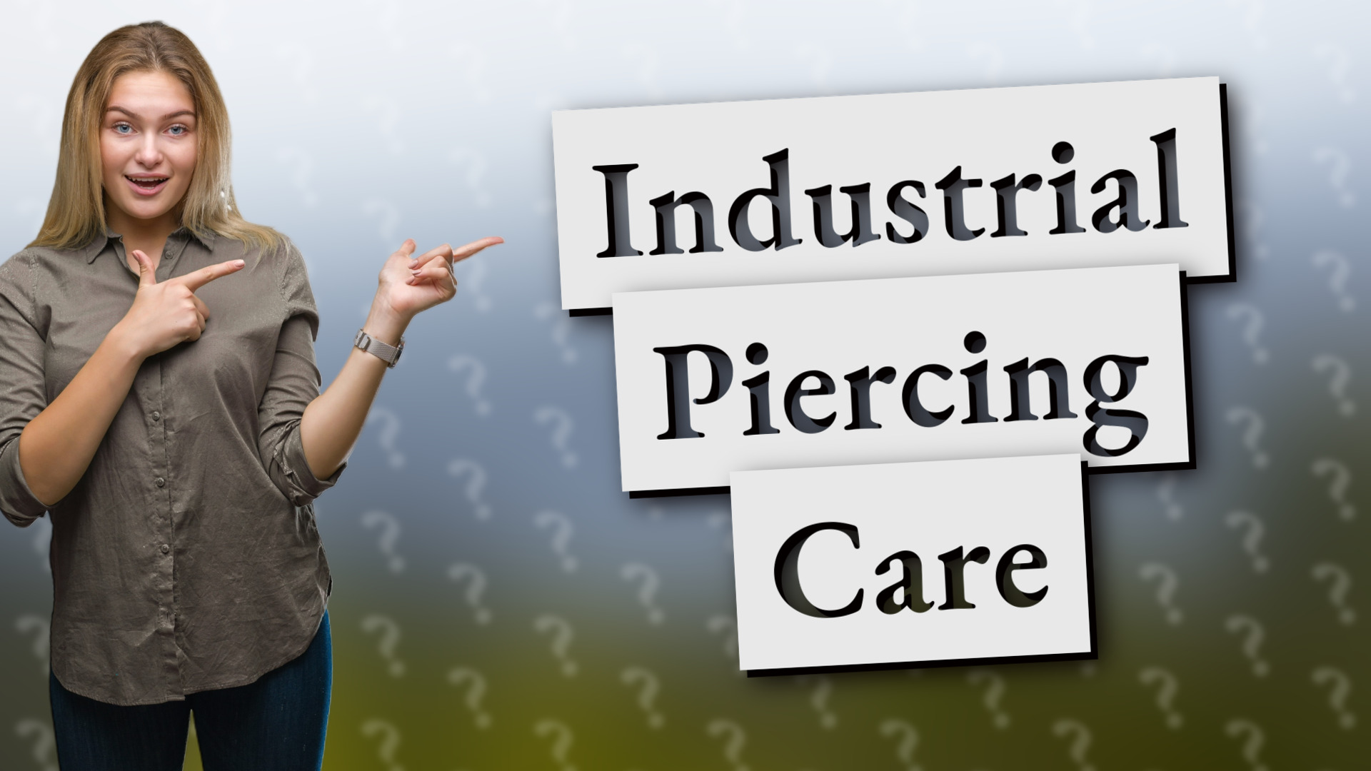 Industrial Piercing Care
