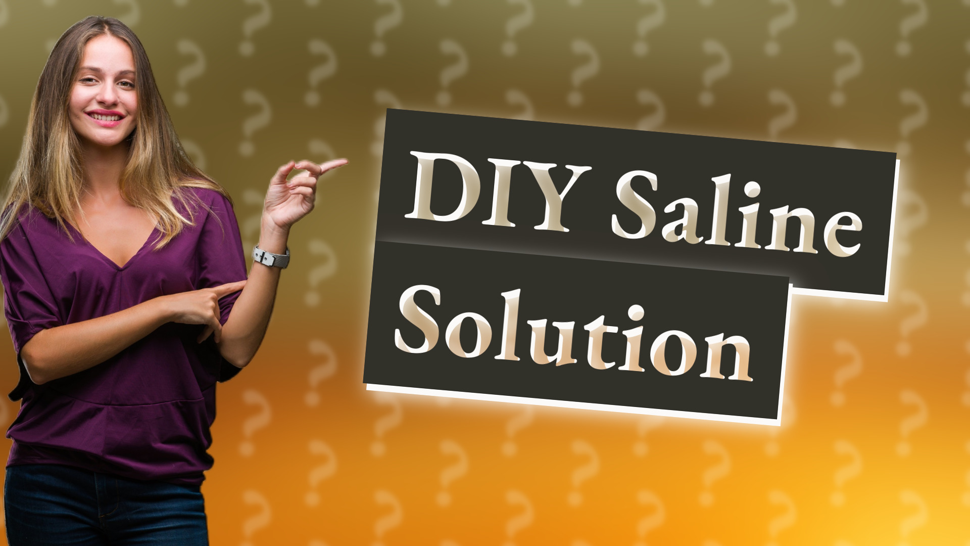 DIY Saline Solution