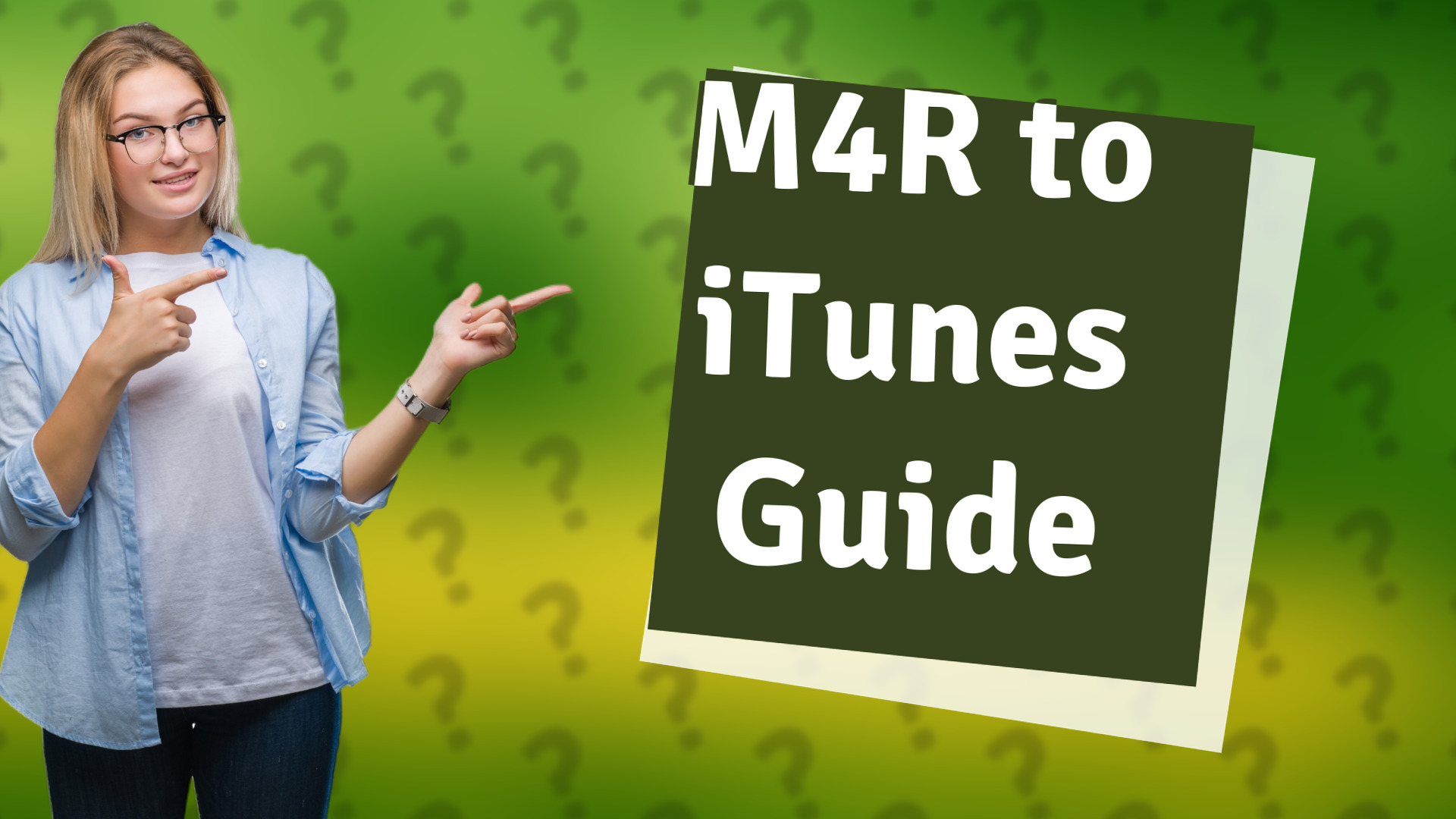 M4R to iTunes Guide