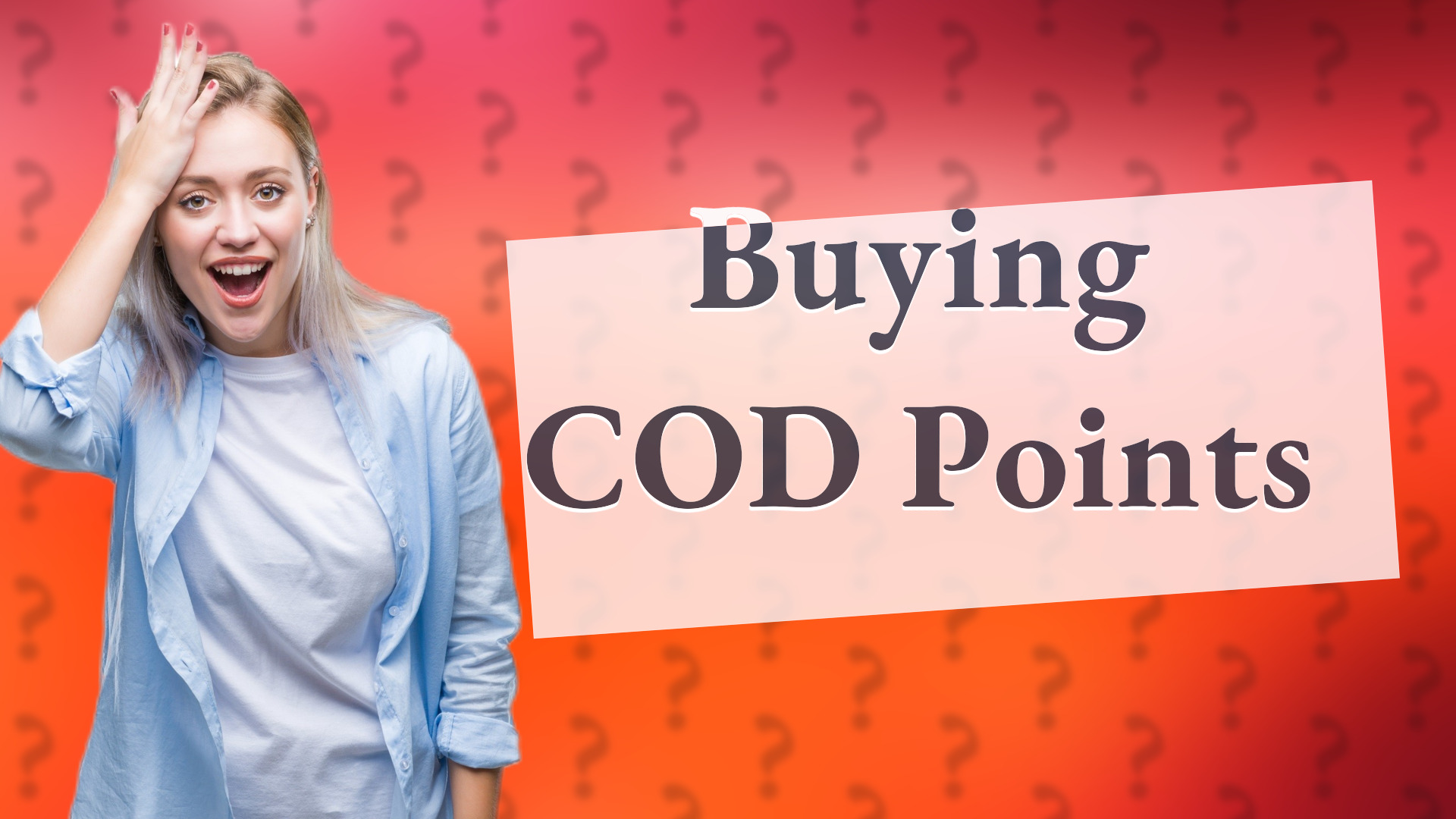 Buying COD Points