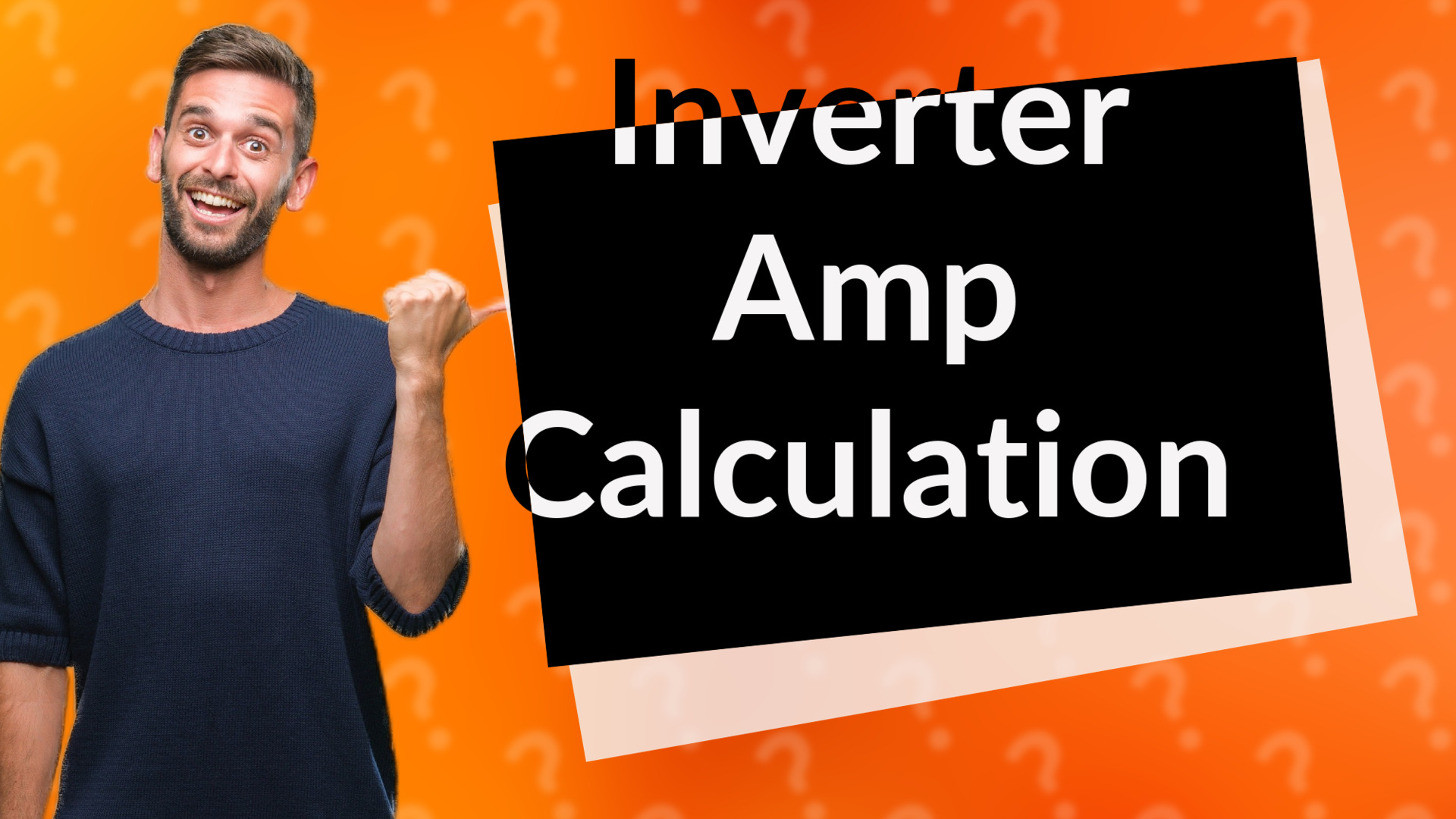 Inverter Amp Calculation
