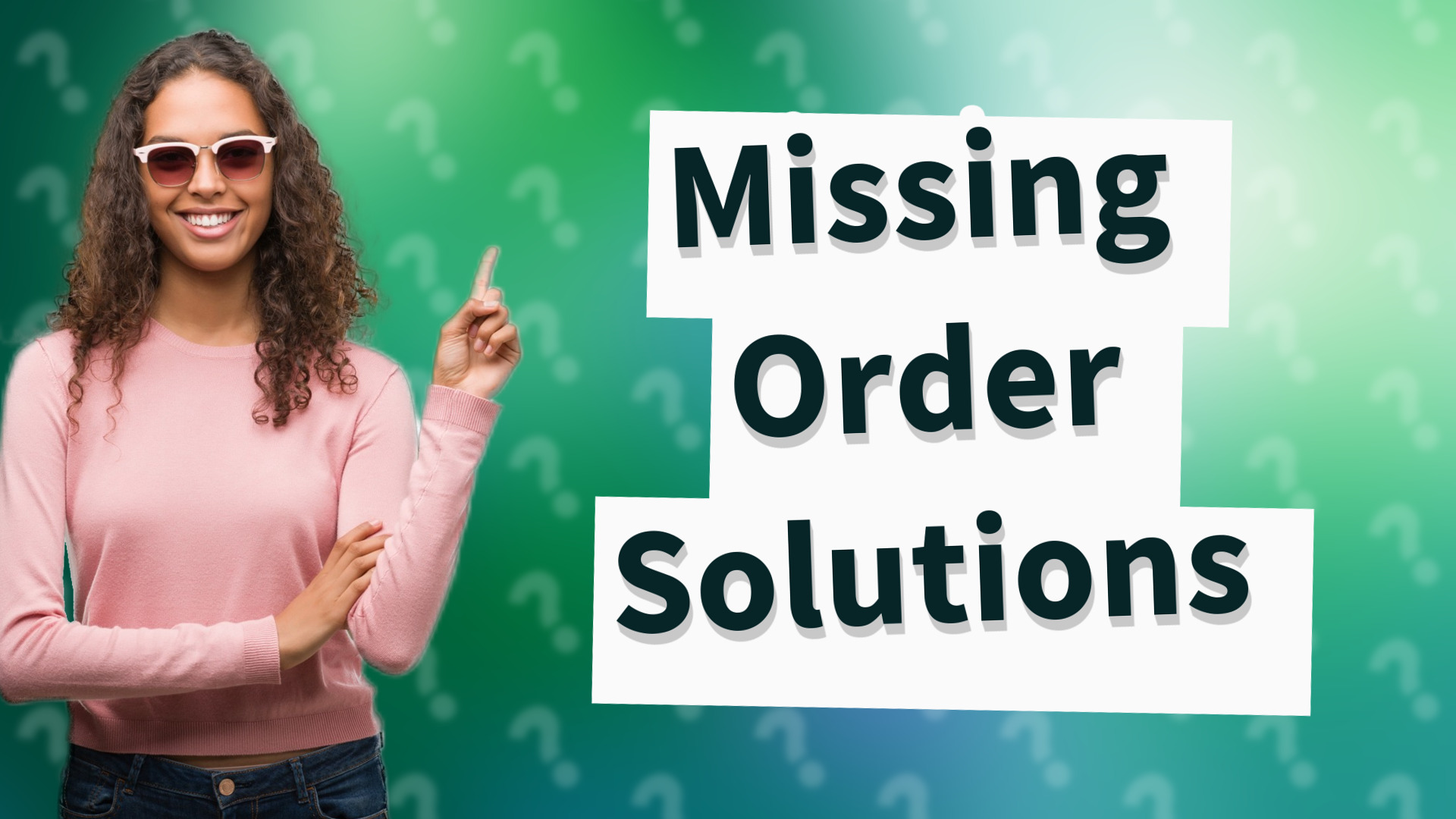 Missing Order Solutions