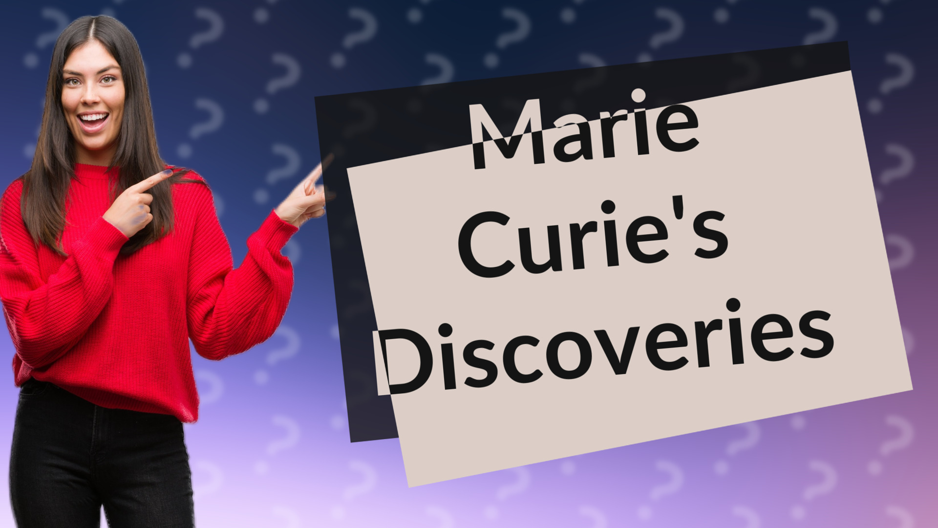 Marie Curie's Discoveries