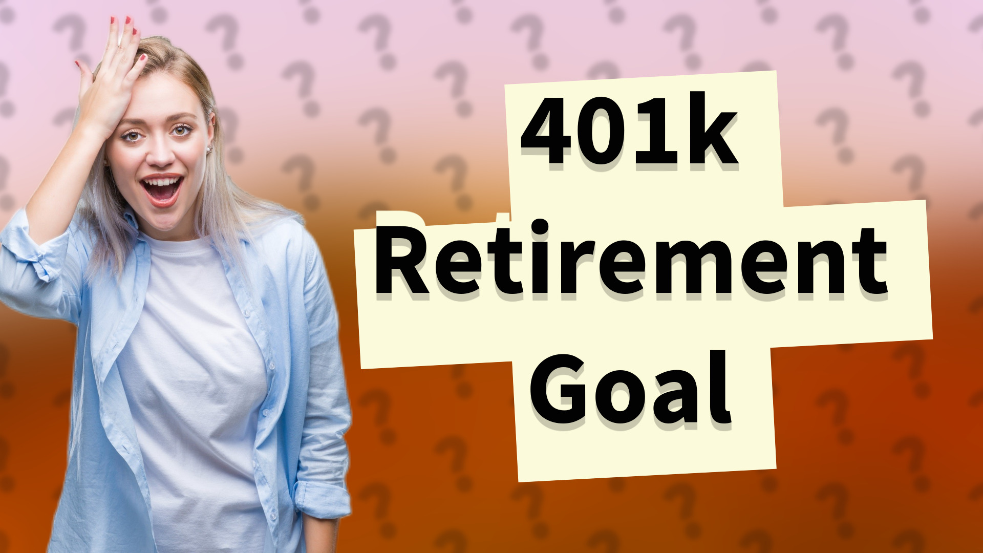 401k Retirement Goal