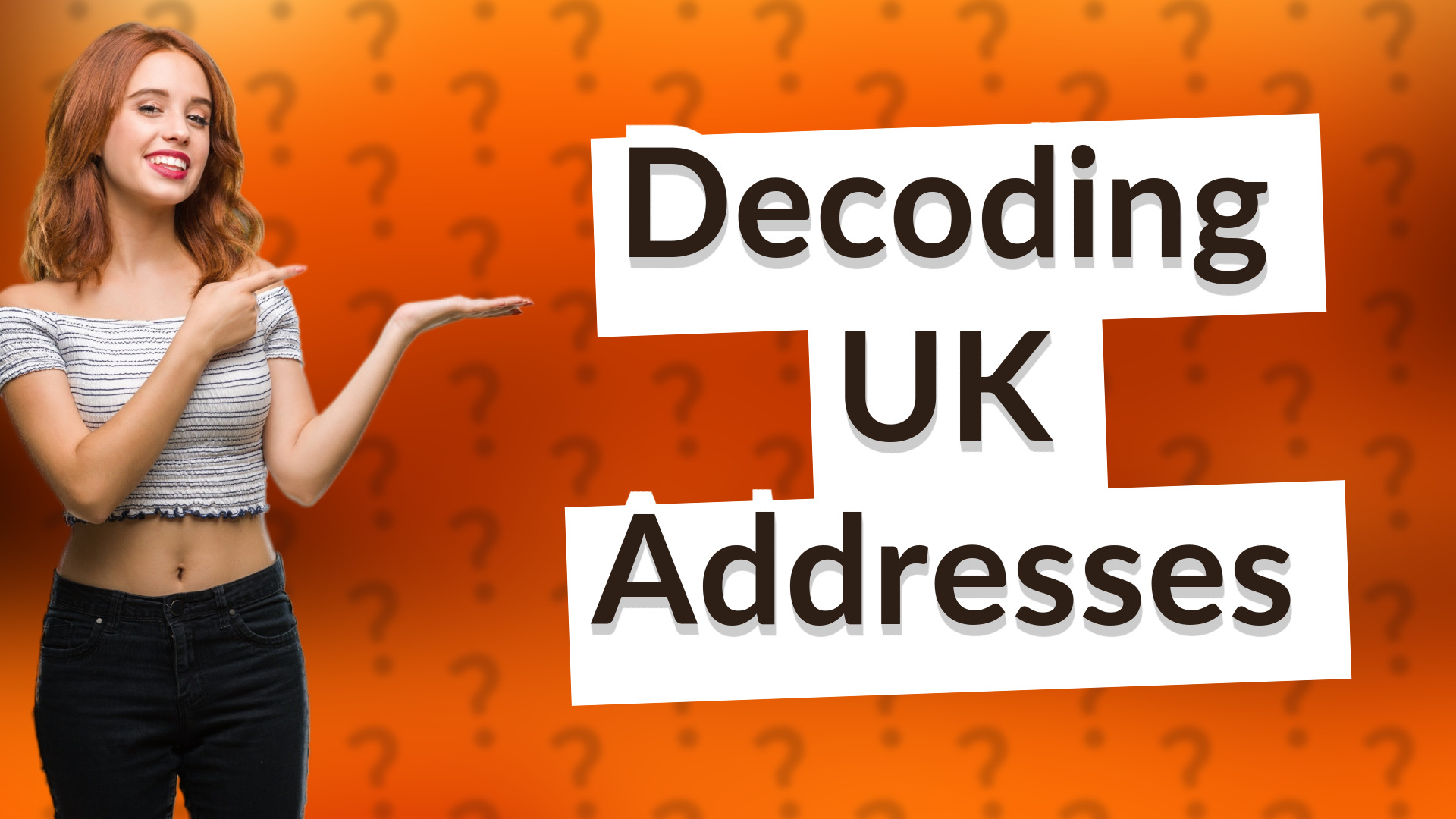 Decoding UK Addresses