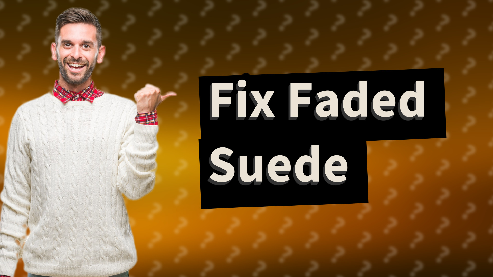 Fix Faded Suede