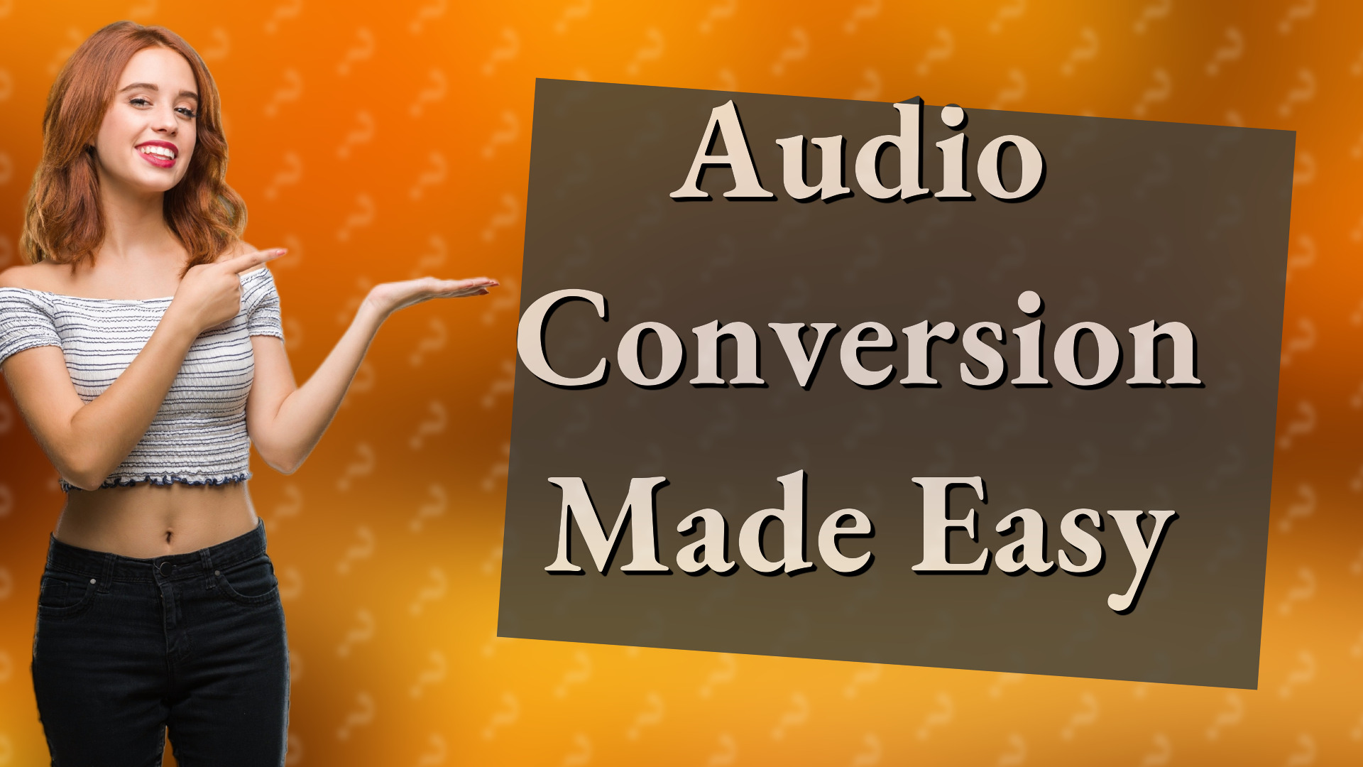Audio Conversion Made Easy