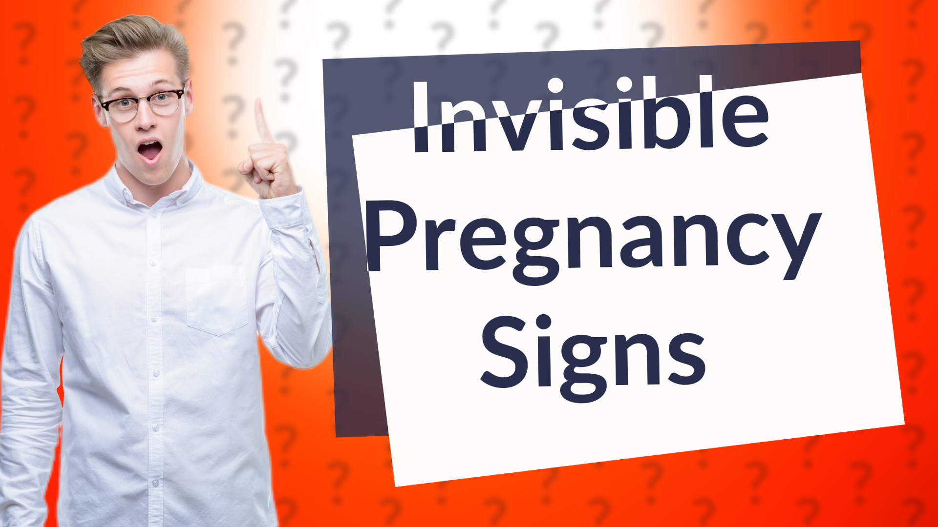 Invisible Pregnancy Signs