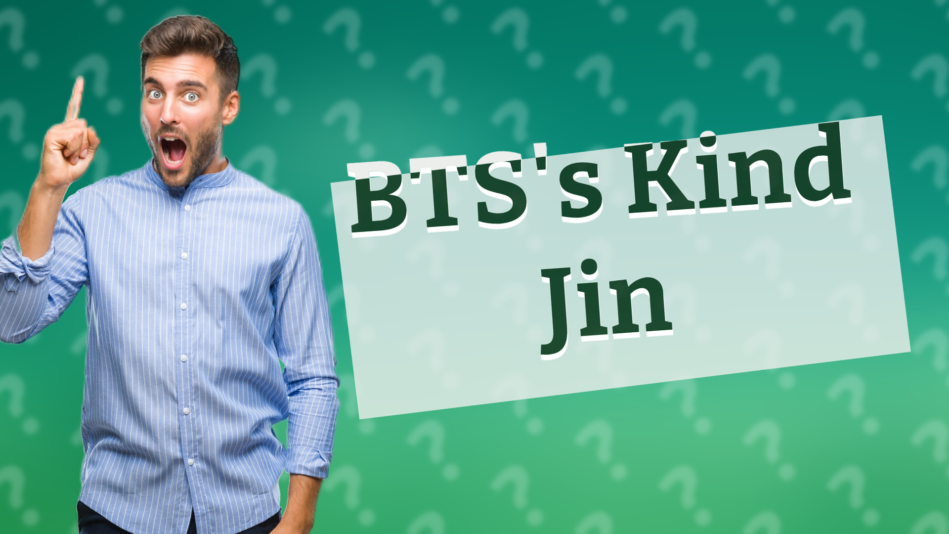 BTS's Kind Jin