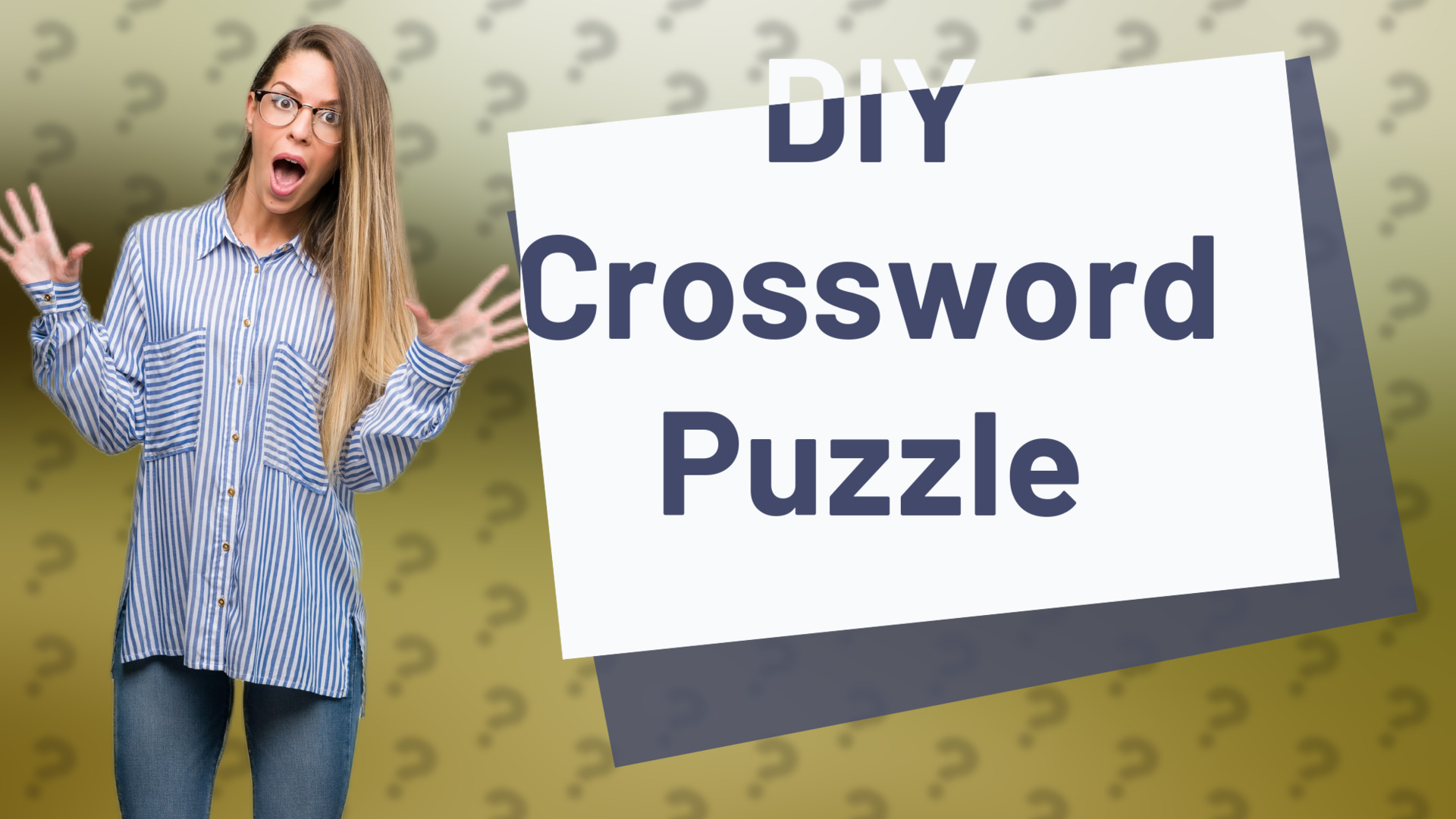 DIY Crossword Puzzle