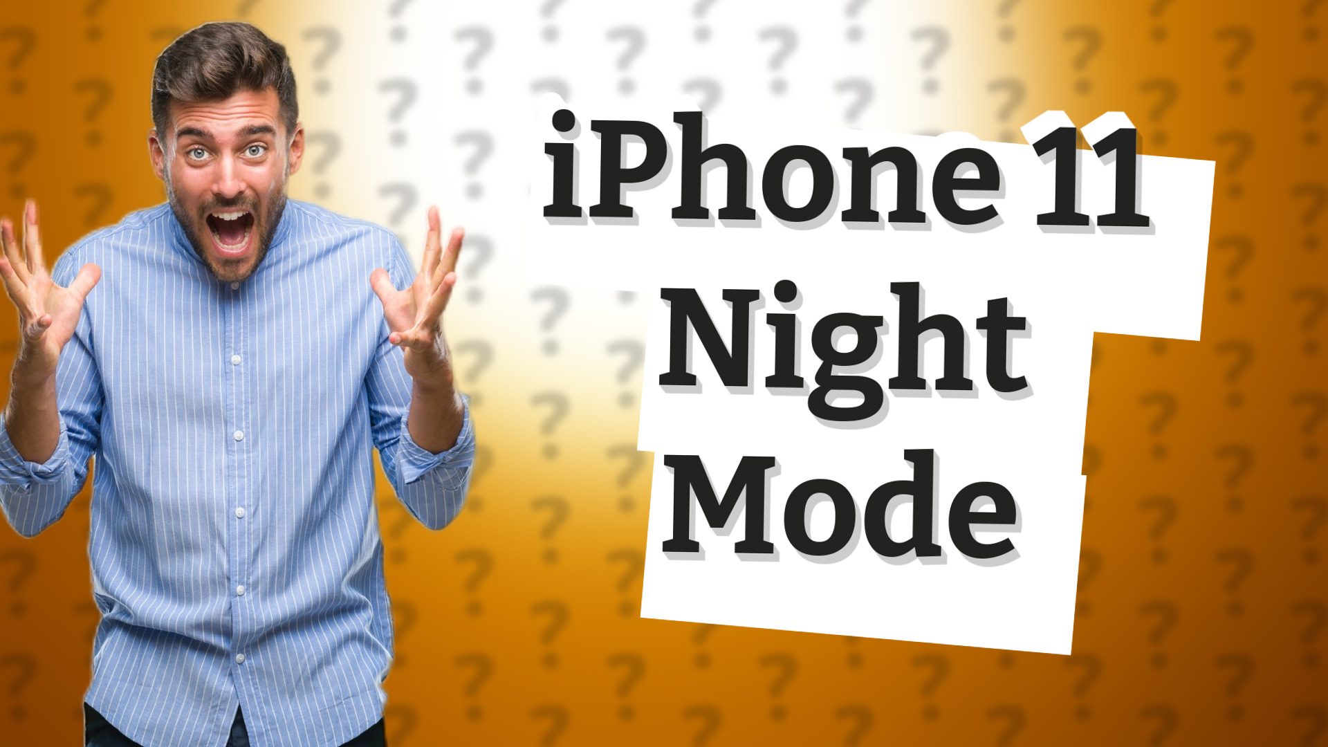 iPhone 11 Night Mode
