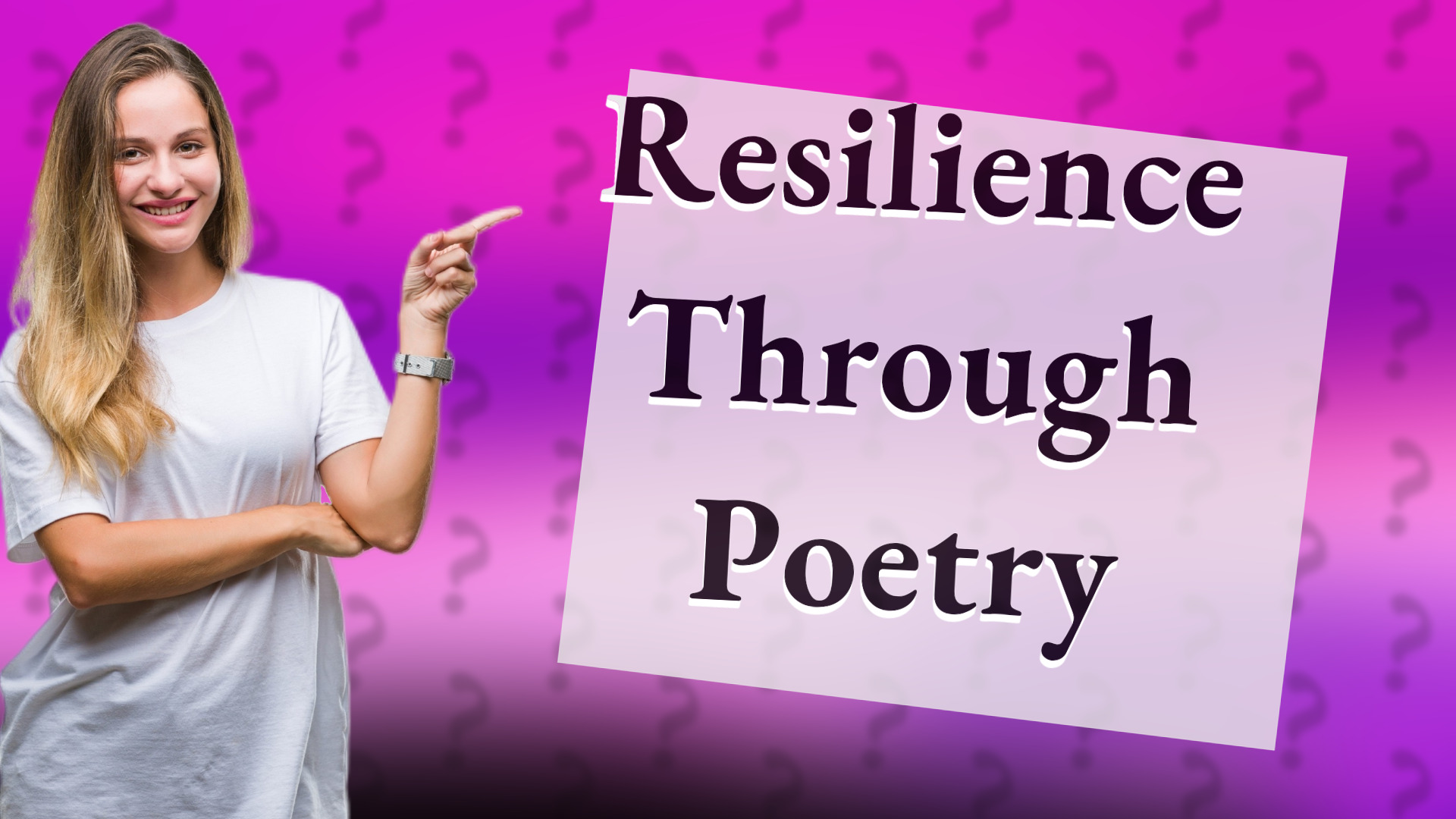 Resilience Through Poetry