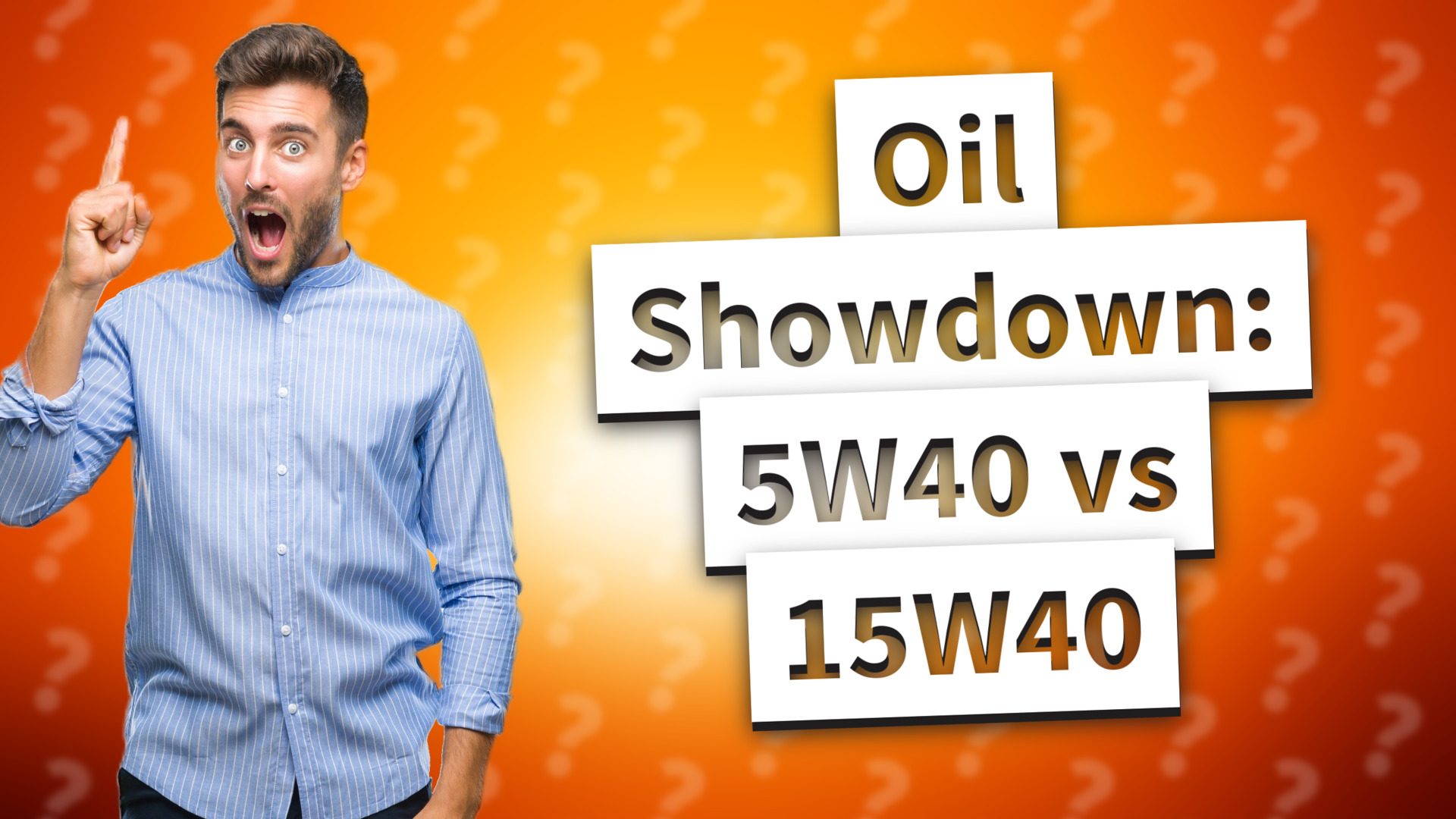 Oil Showdown: 5W40 vs 15W40