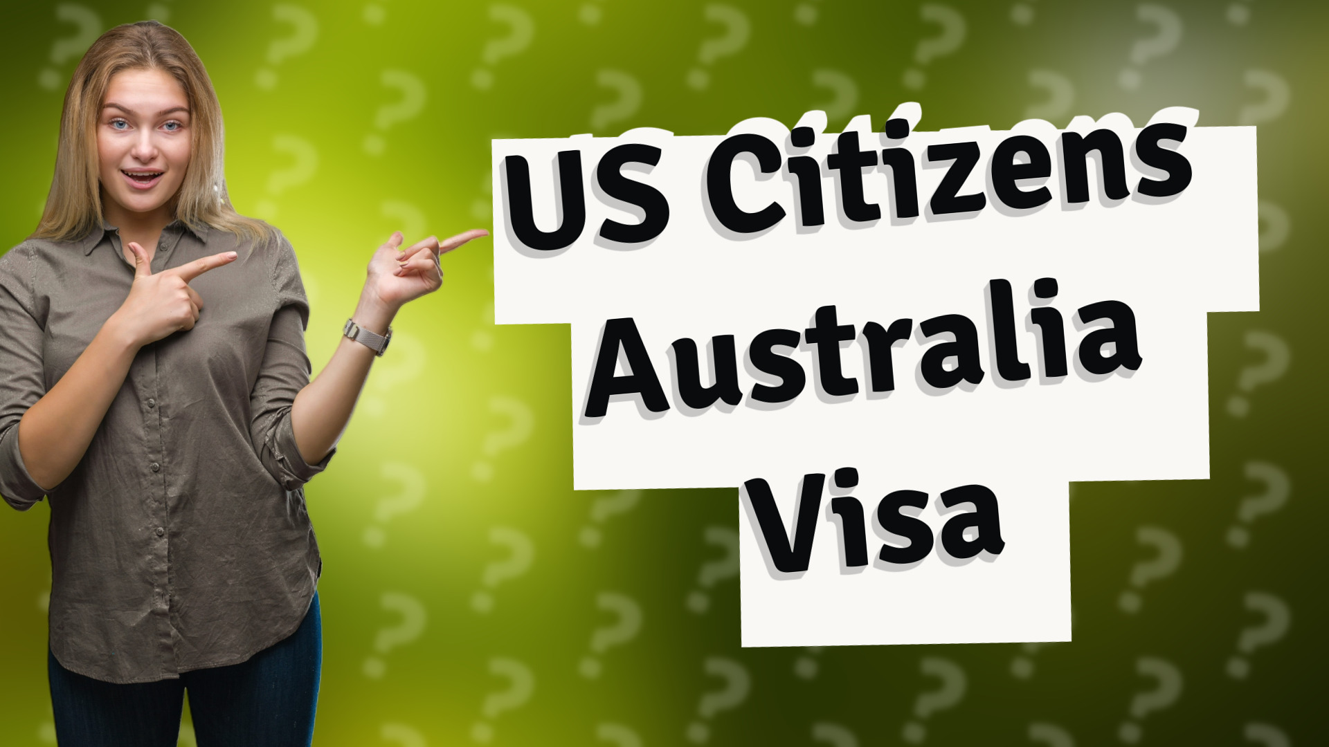 US Citizens Australia Visa