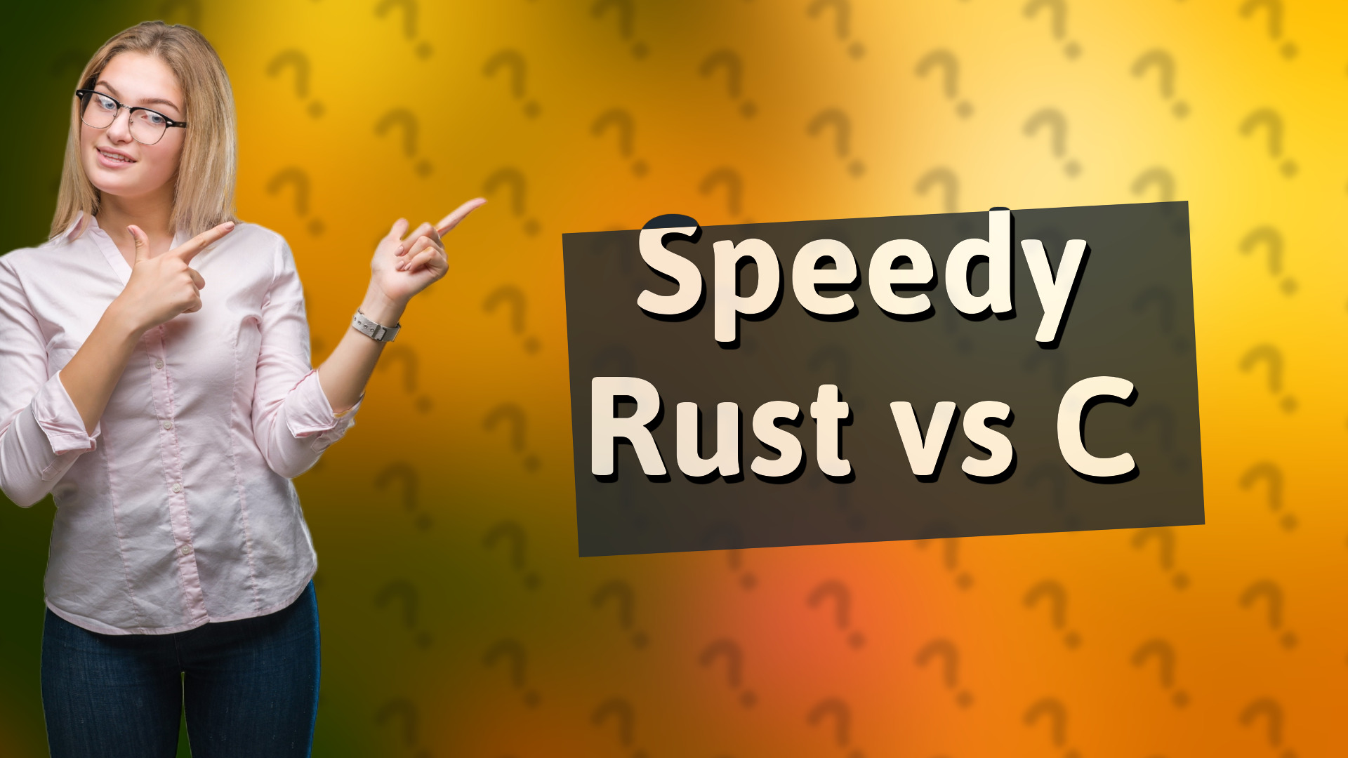 Speedy Rust vs C