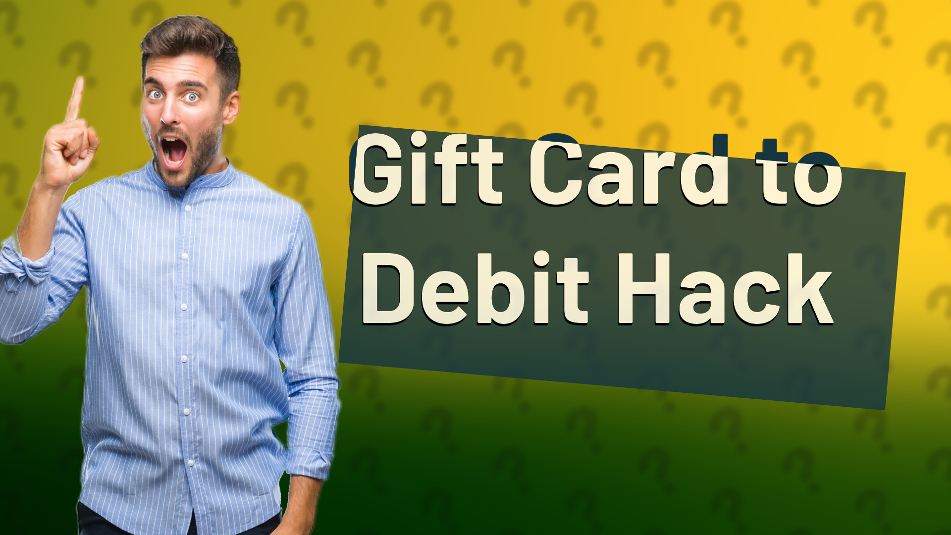 Gift Card to Debit Hack