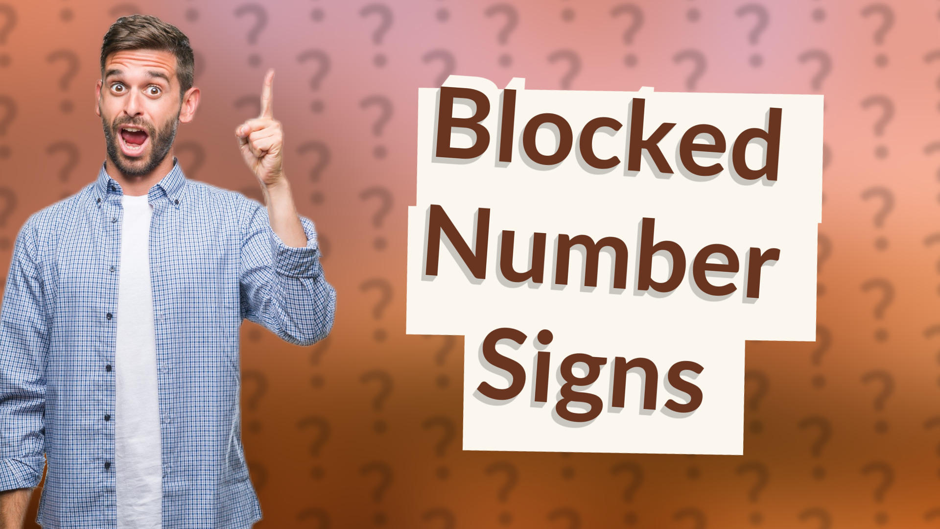 Blocked Number Signs