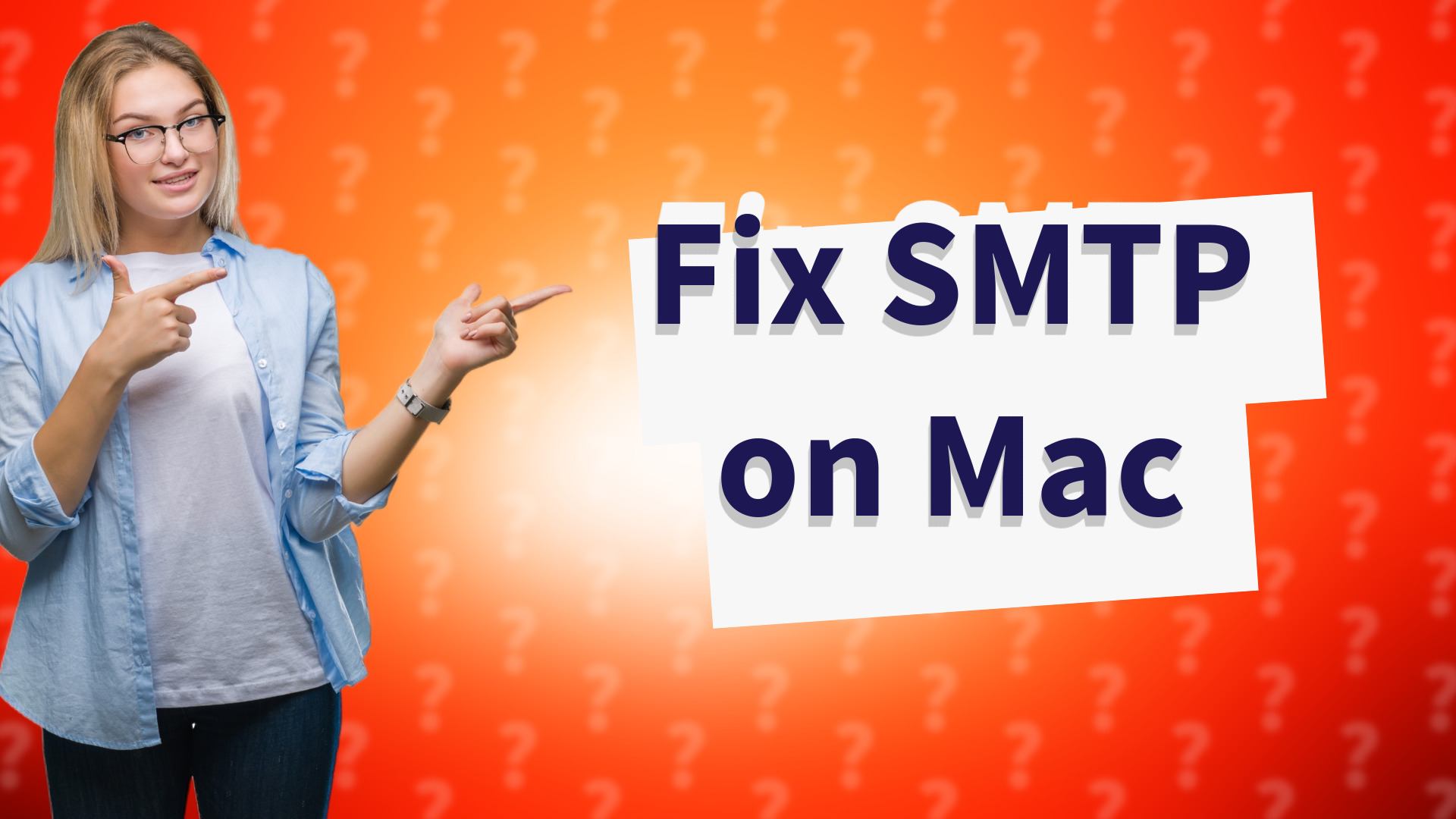 Fix SMTP on Mac