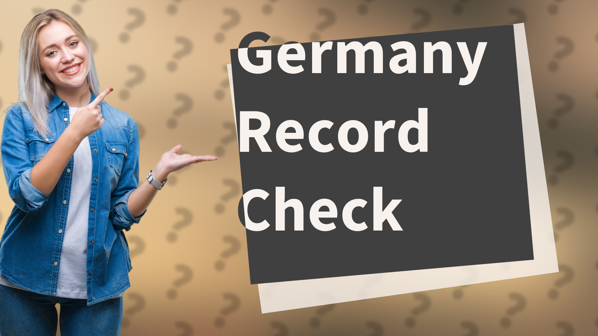 Germany Record Check
