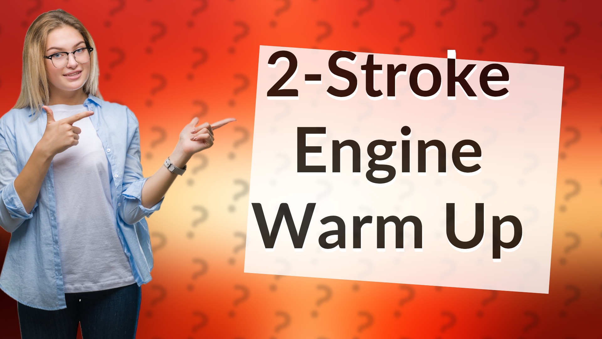 2-Stroke Engine Warm Up
