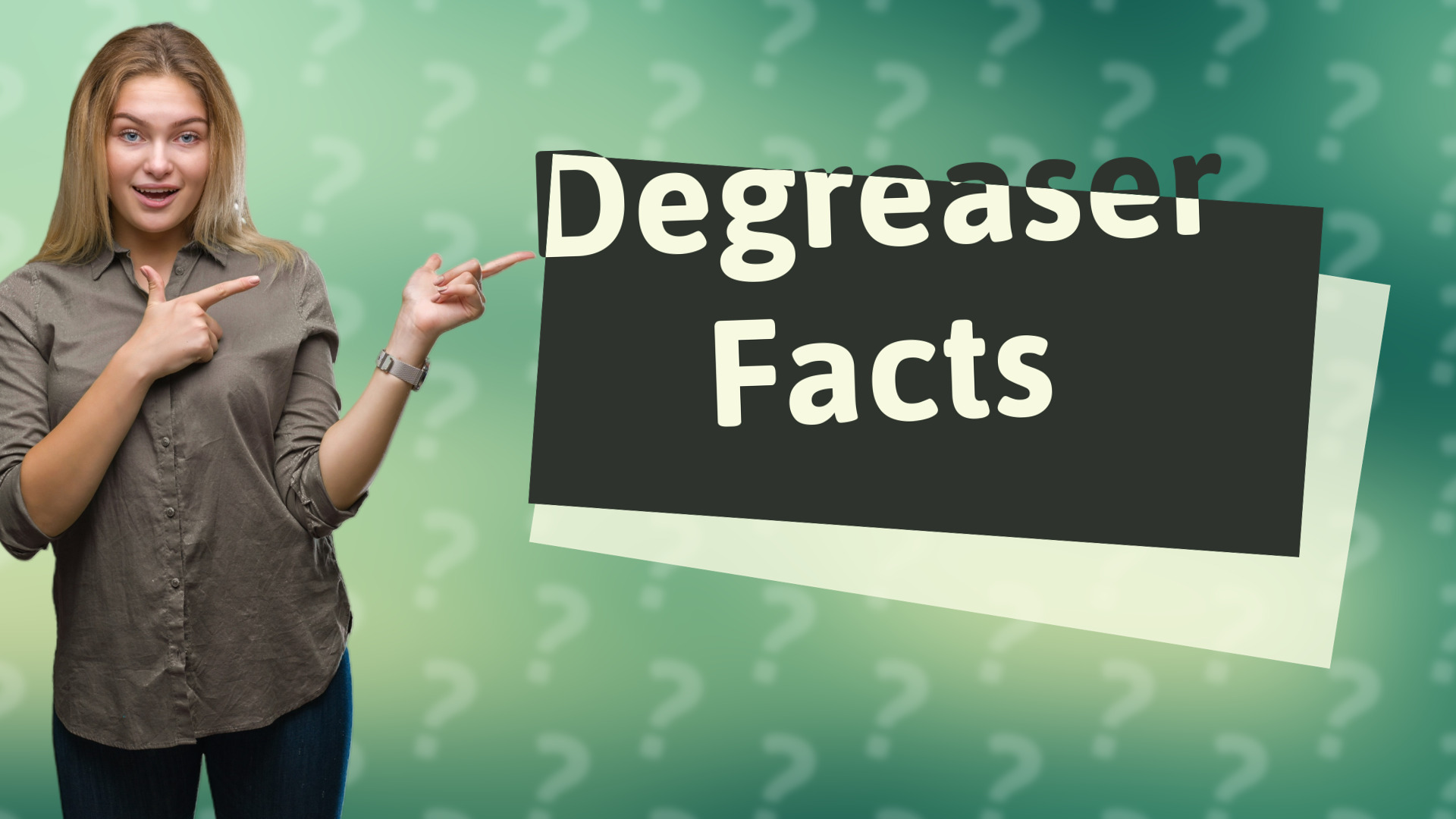 Degreaser Facts