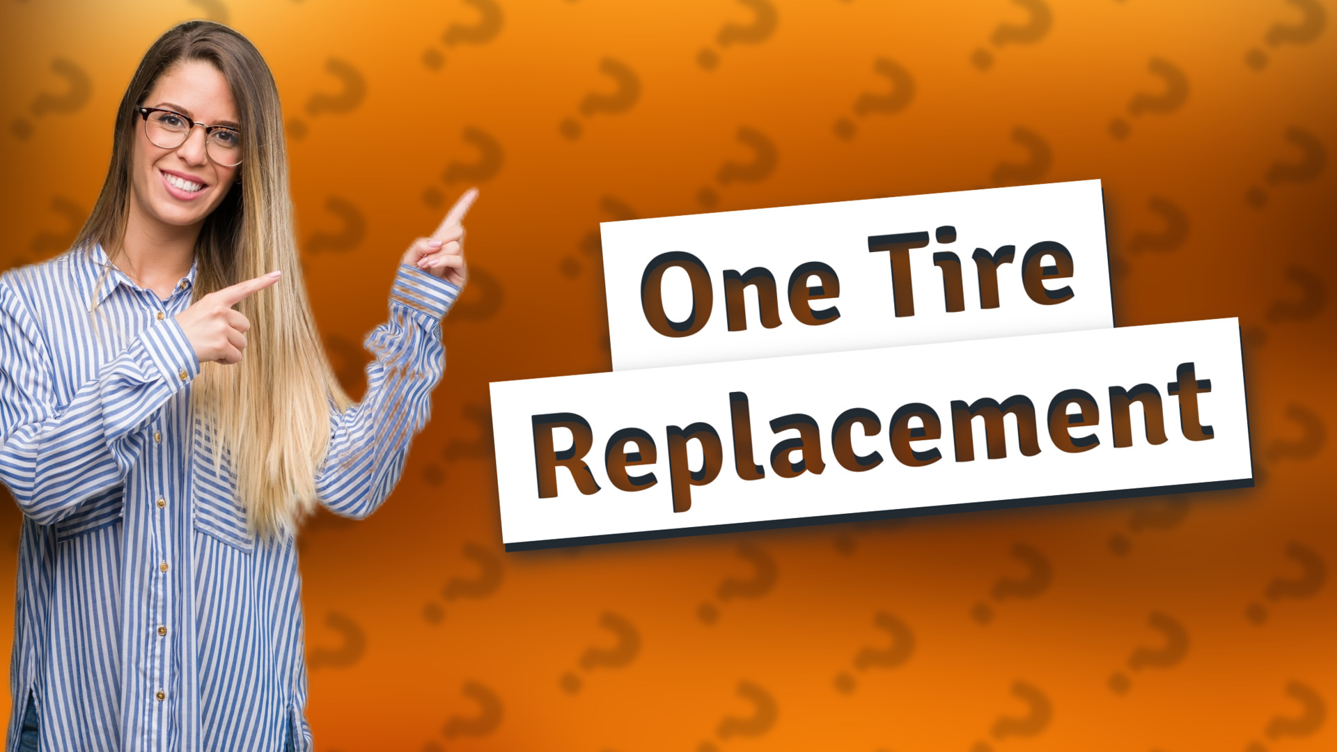 One Tire Replacement