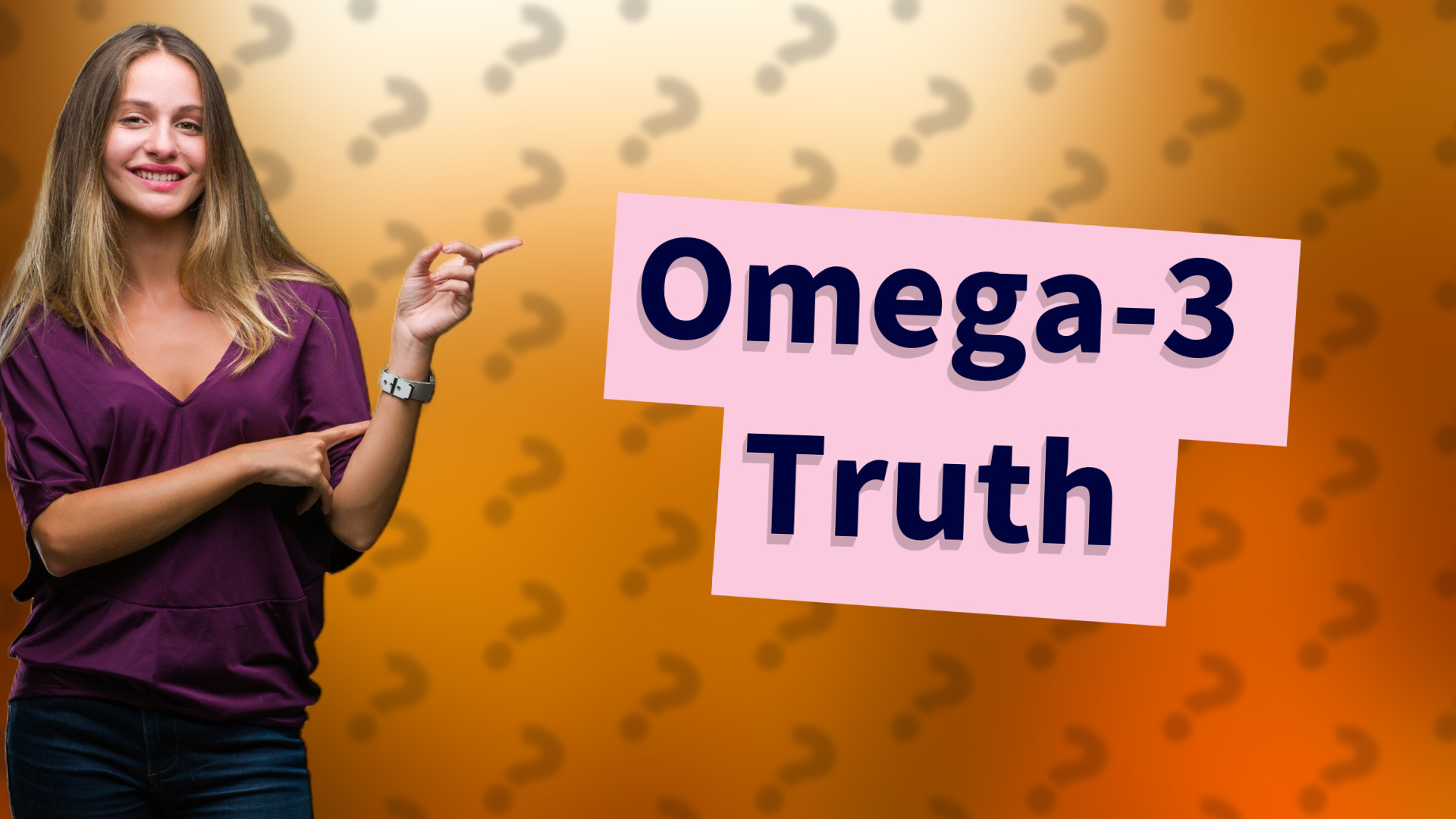 Omega-3 Truth