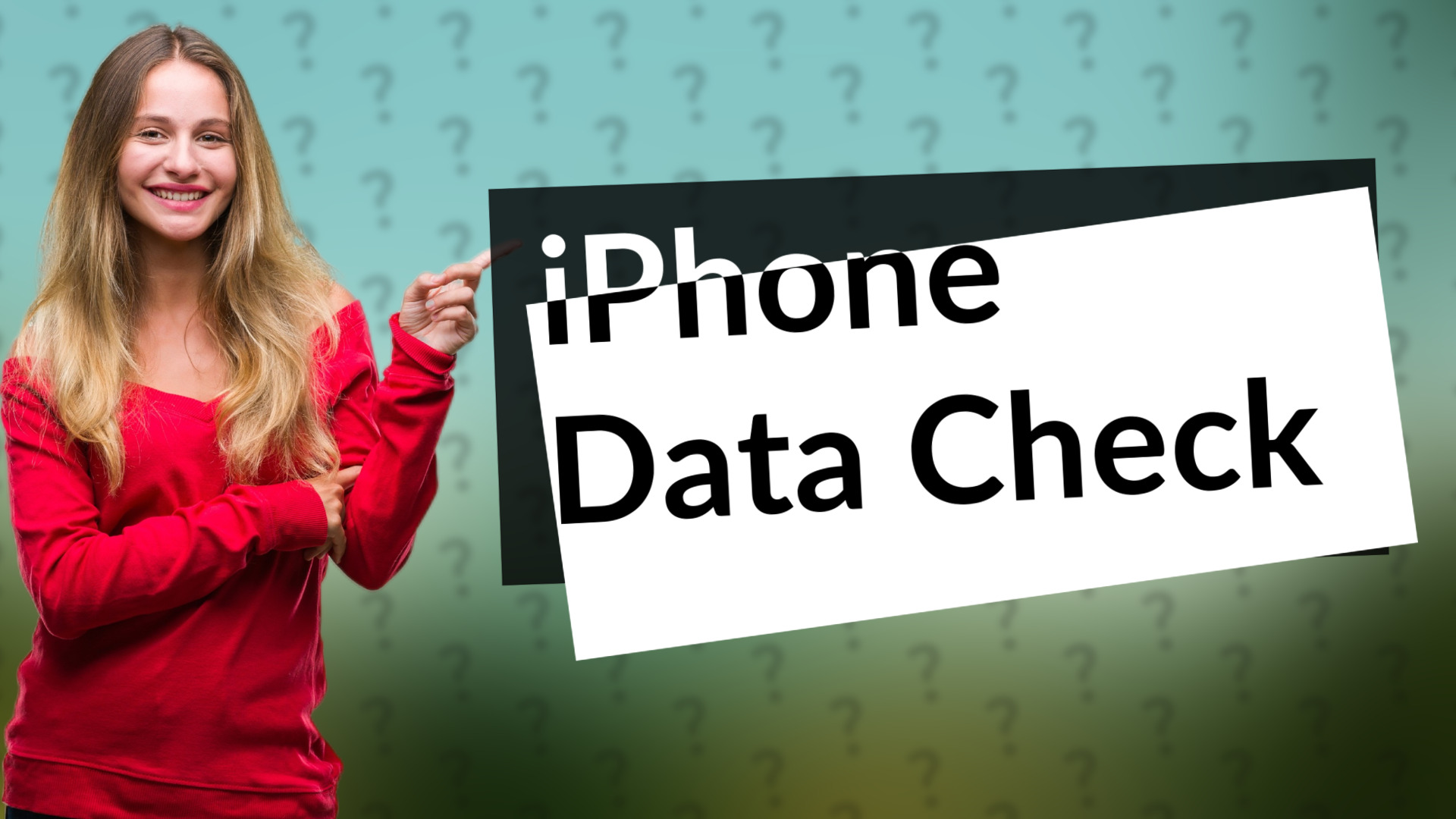 iPhone Data Check