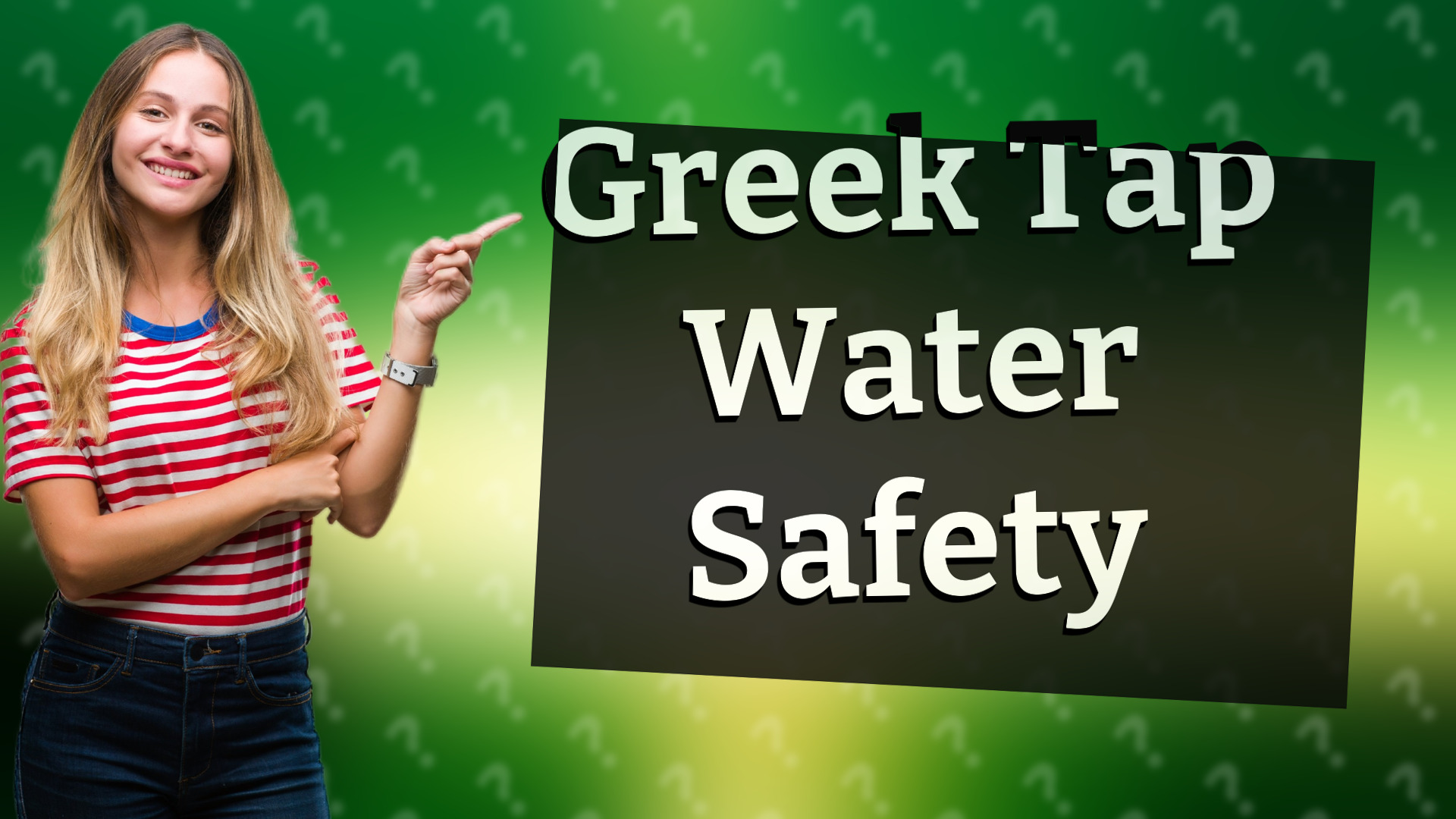 Greek Tap Water Safety
