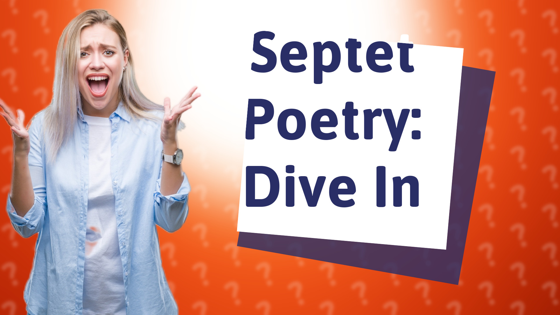 Septet Poetry: Dive In