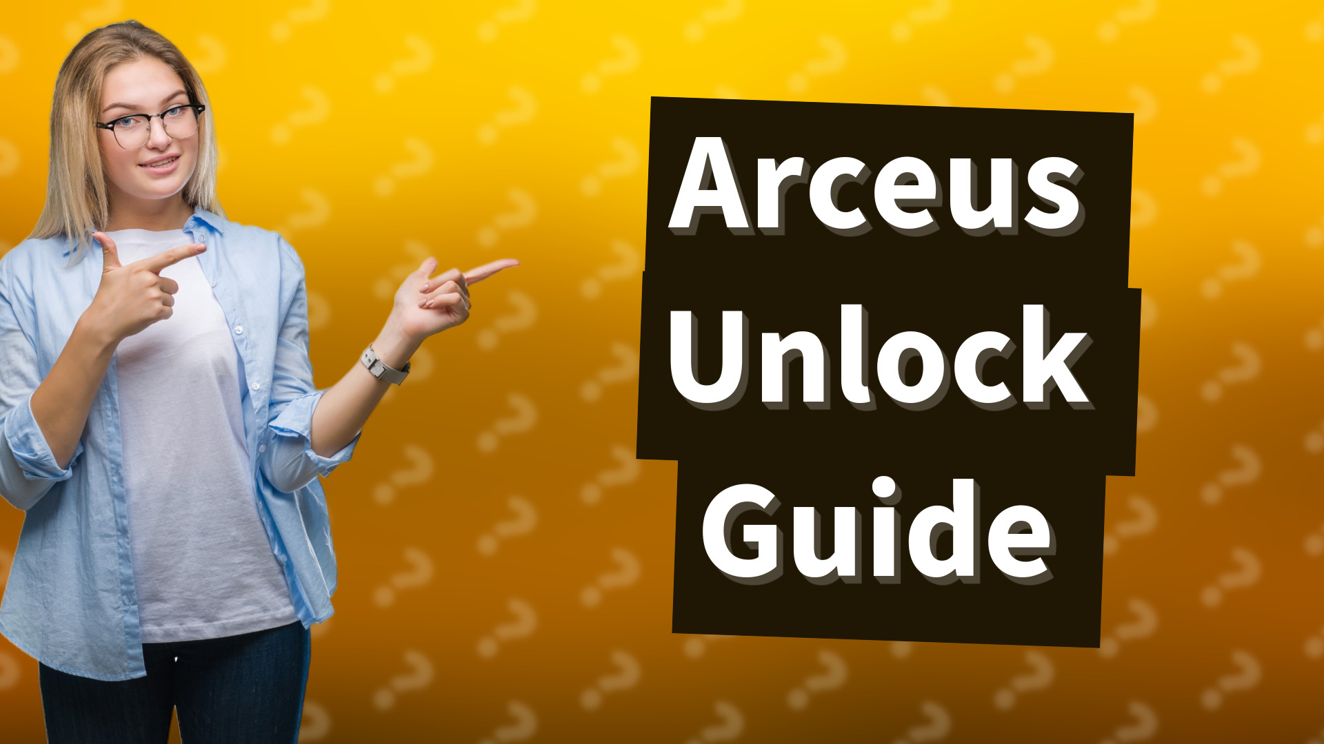 Arceus Unlock Guide