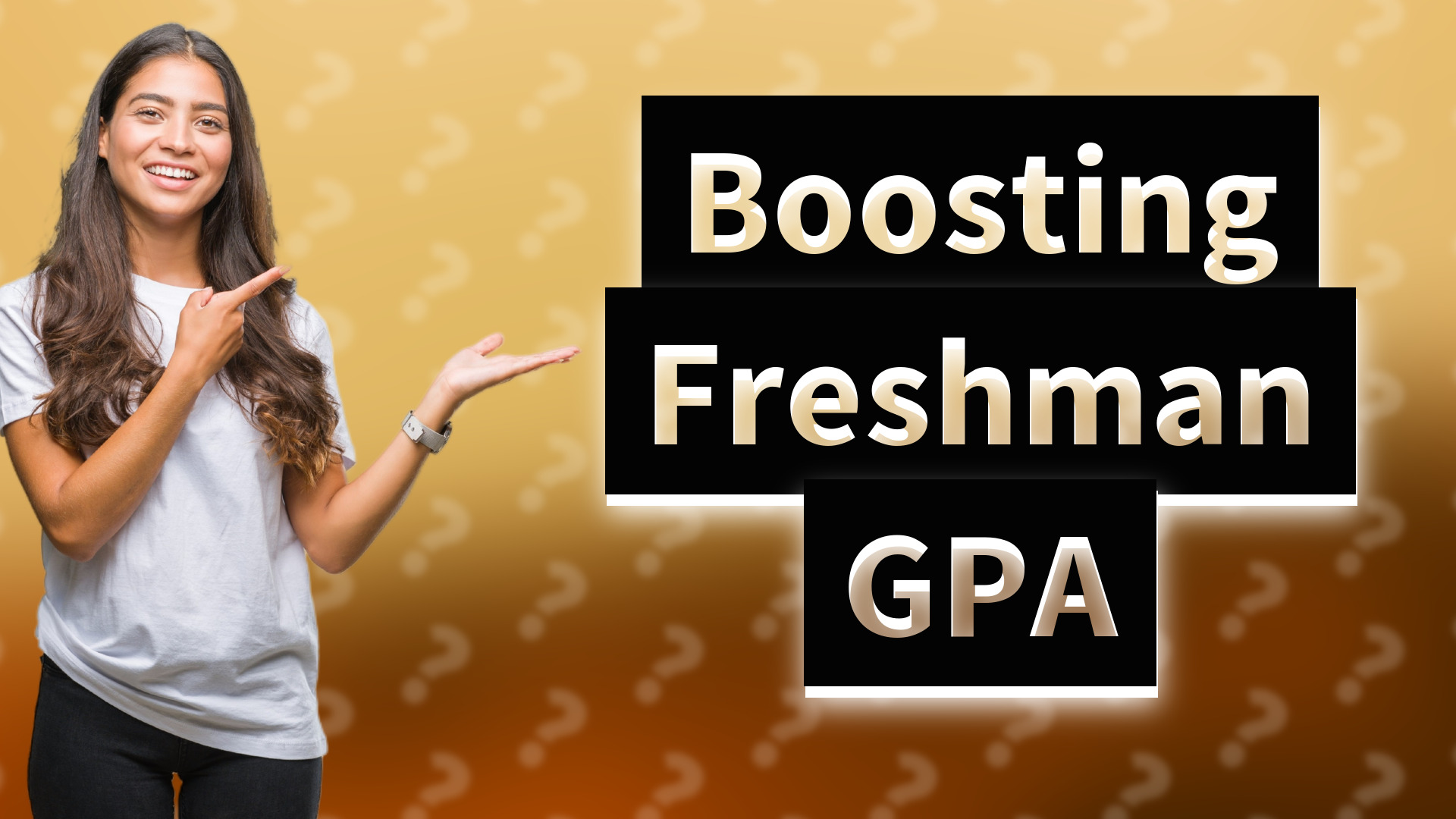 Boosting Freshman GPA