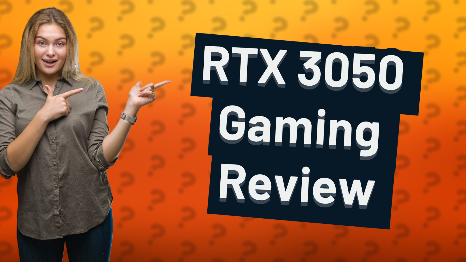 RTX 3050 Gaming Review