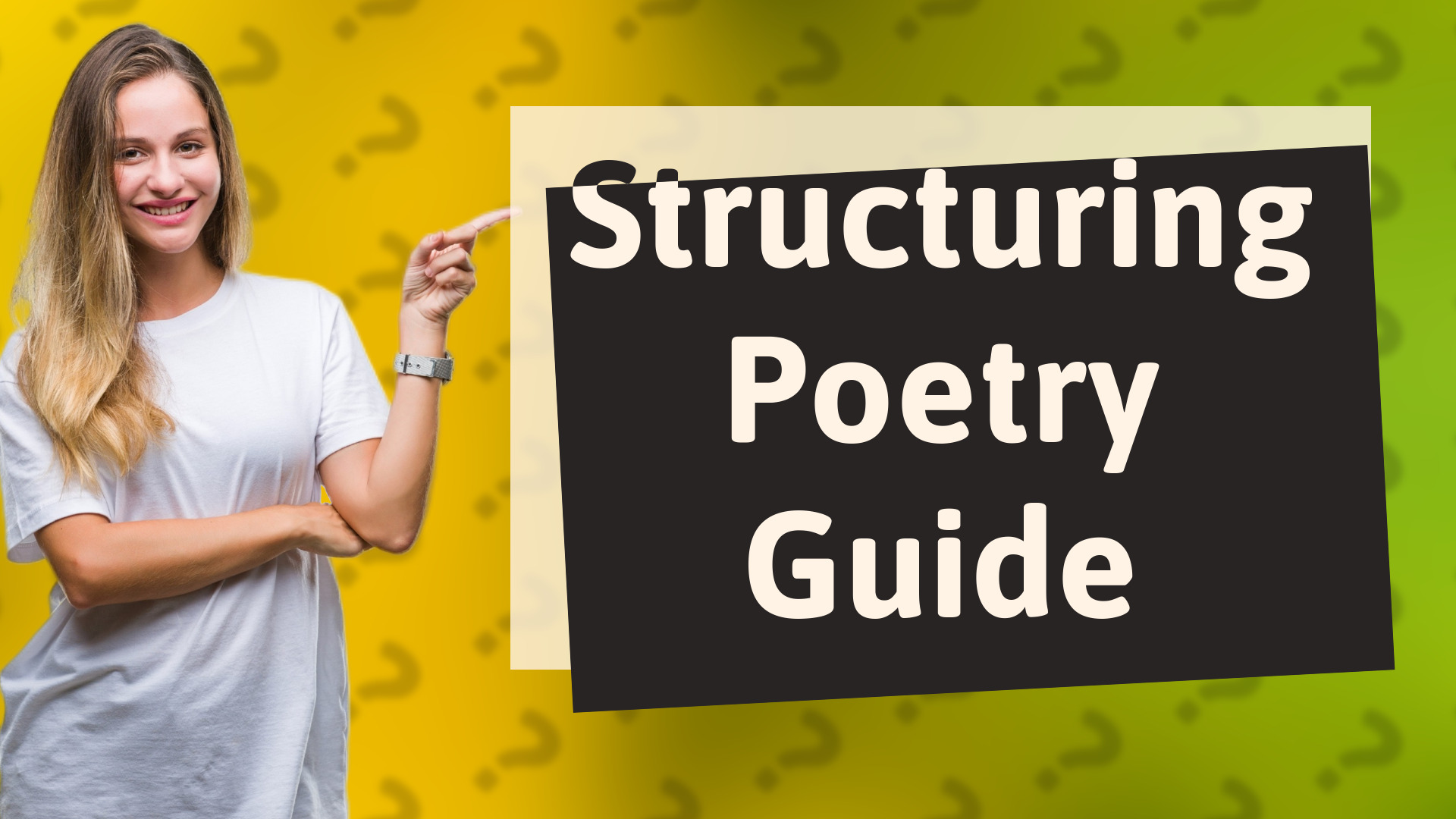 Structuring Poetry Guide