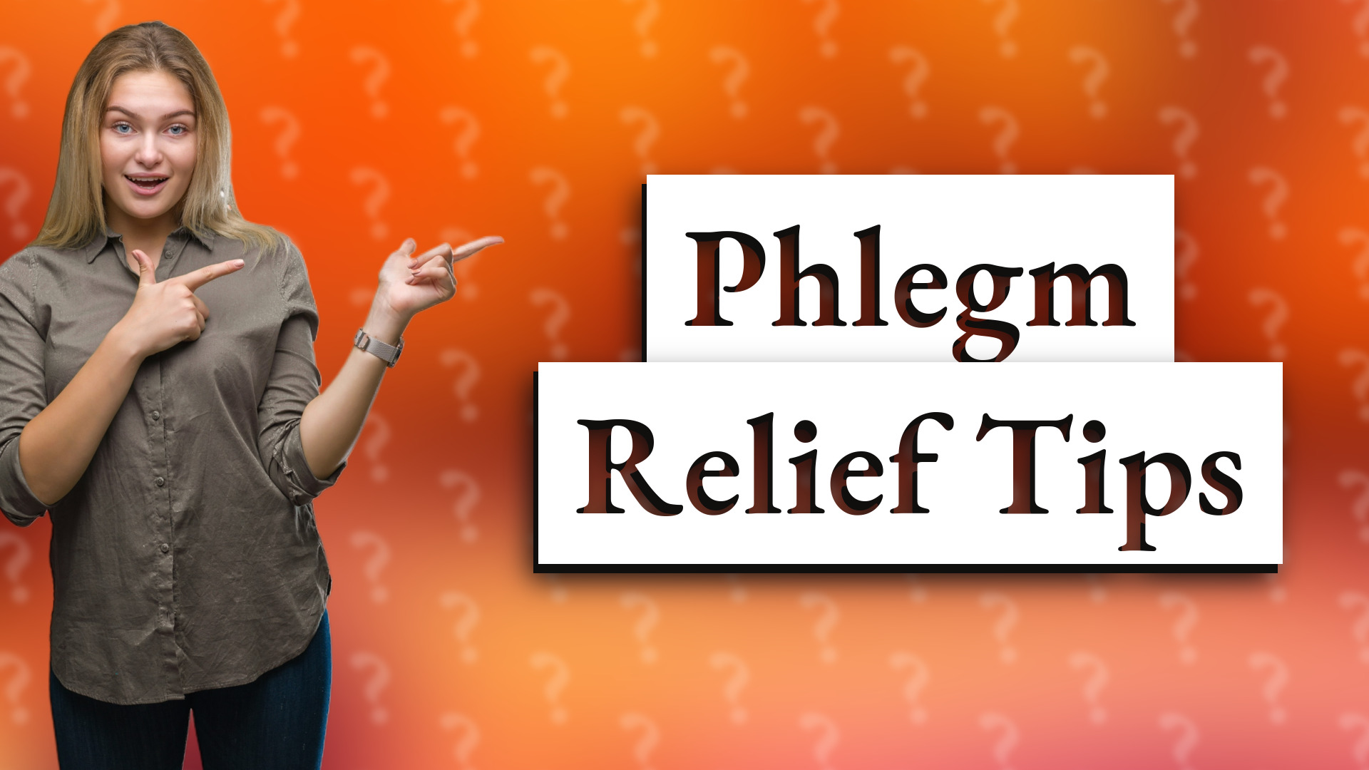 Phlegm Relief Tips