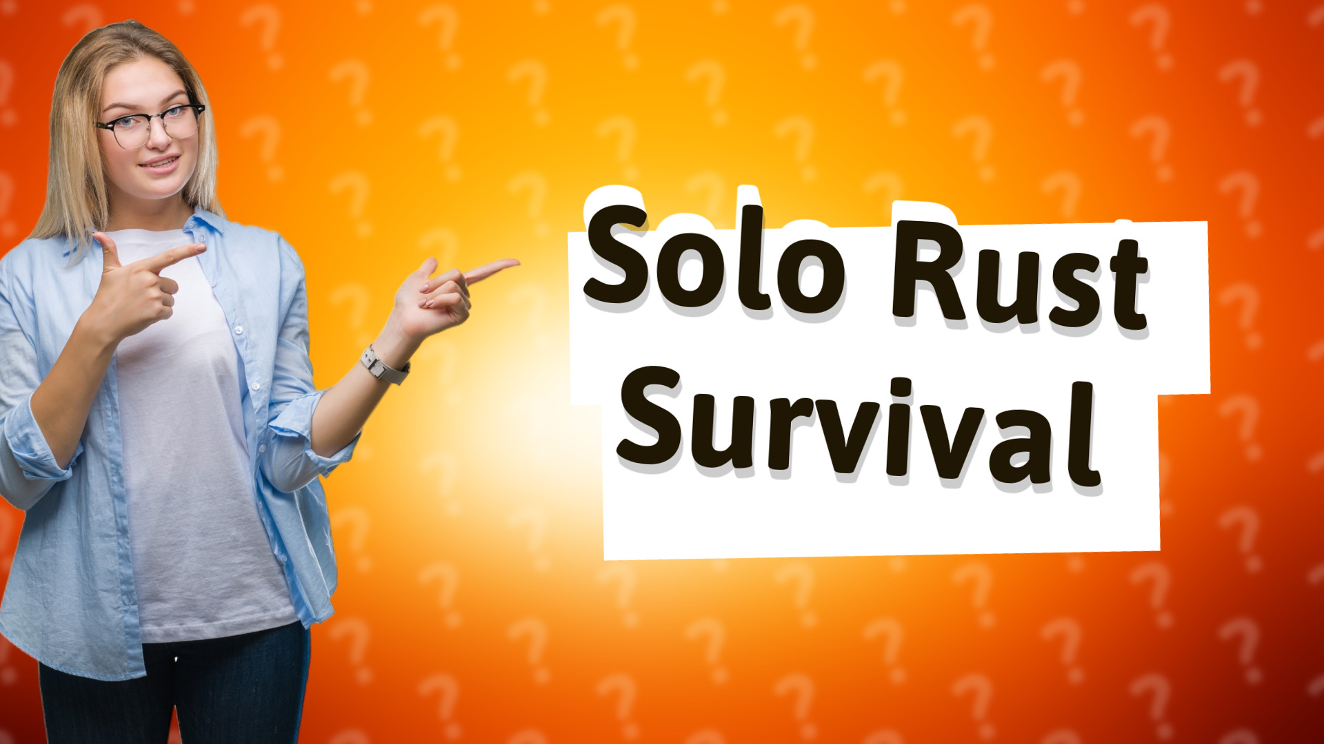 Solo Rust Survival