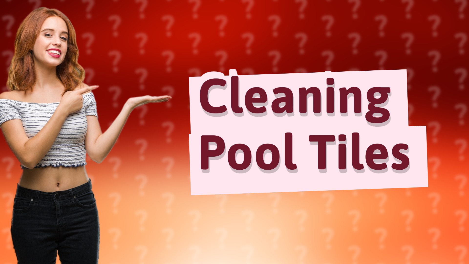 Cleaning Pool Tiles