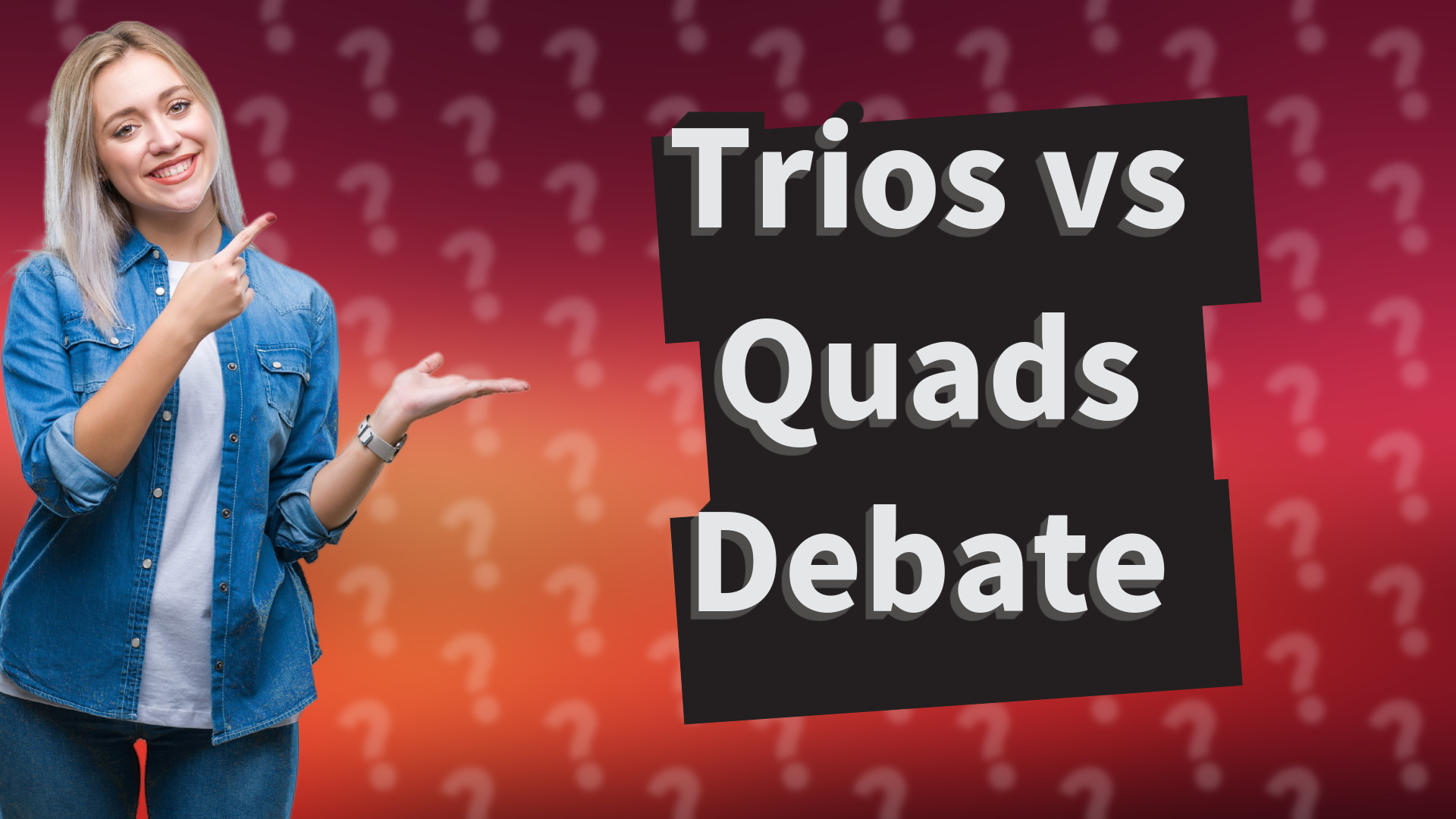 Trios vs Quads Debate