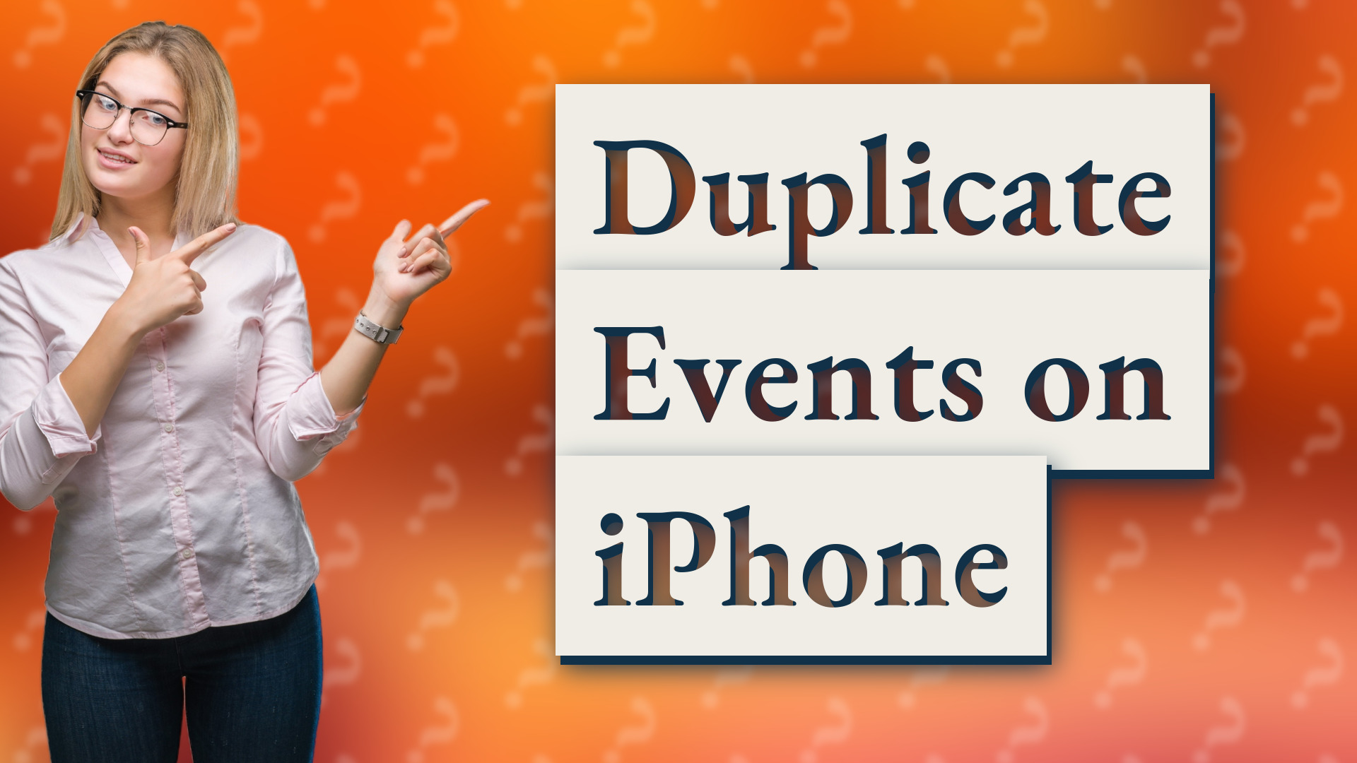 Duplicate Events on iPhone