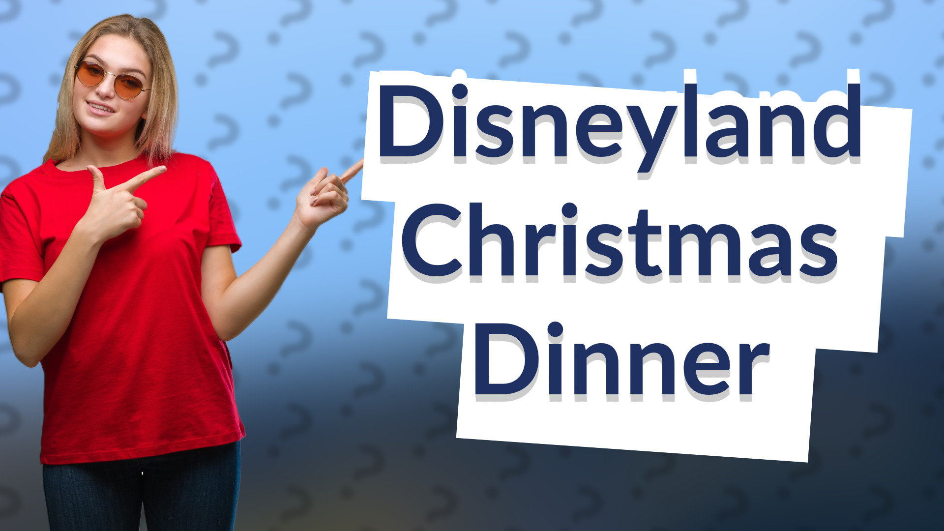 Disneyland Christmas Dinner