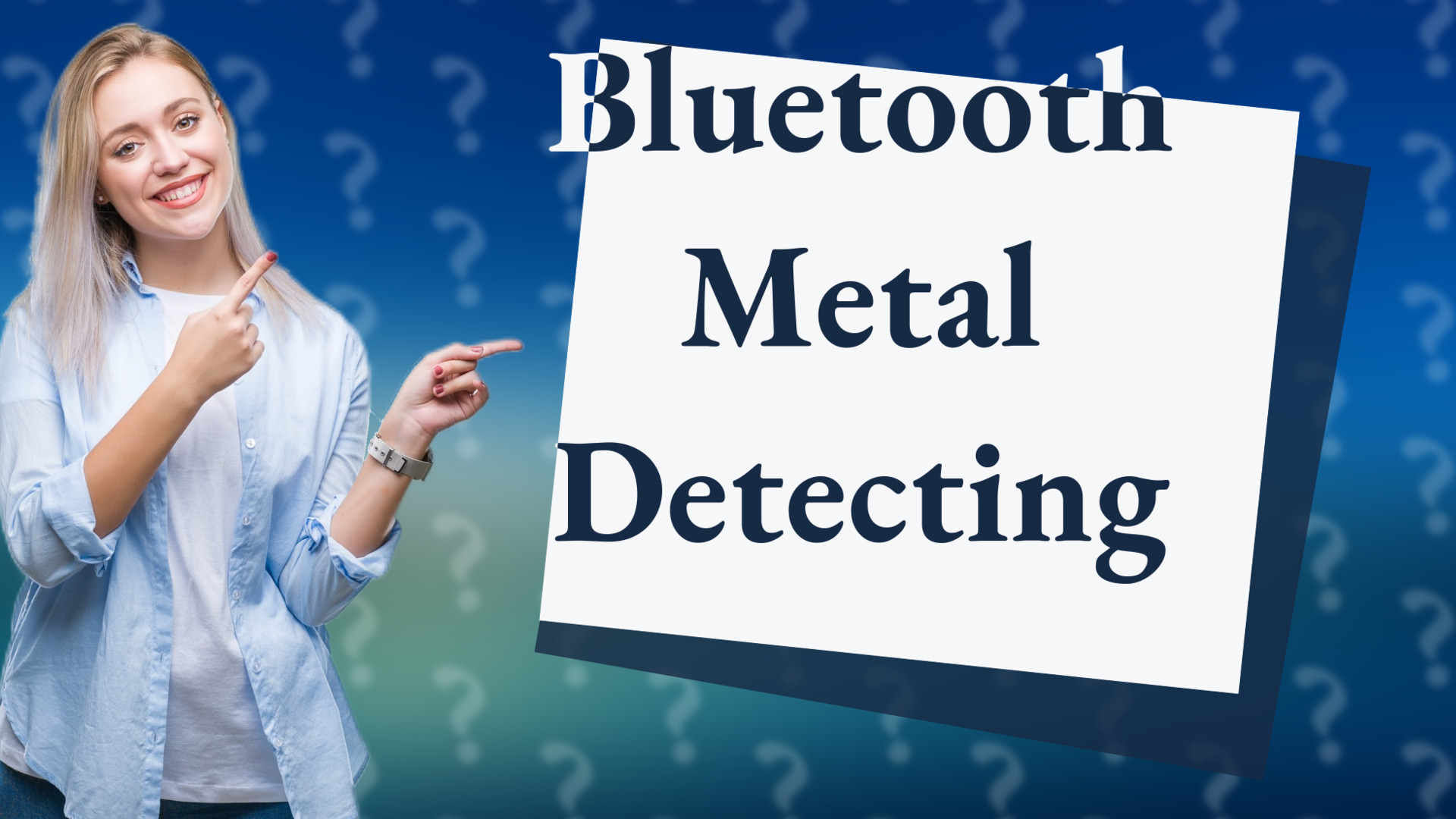 Bluetooth Metal Detecting
