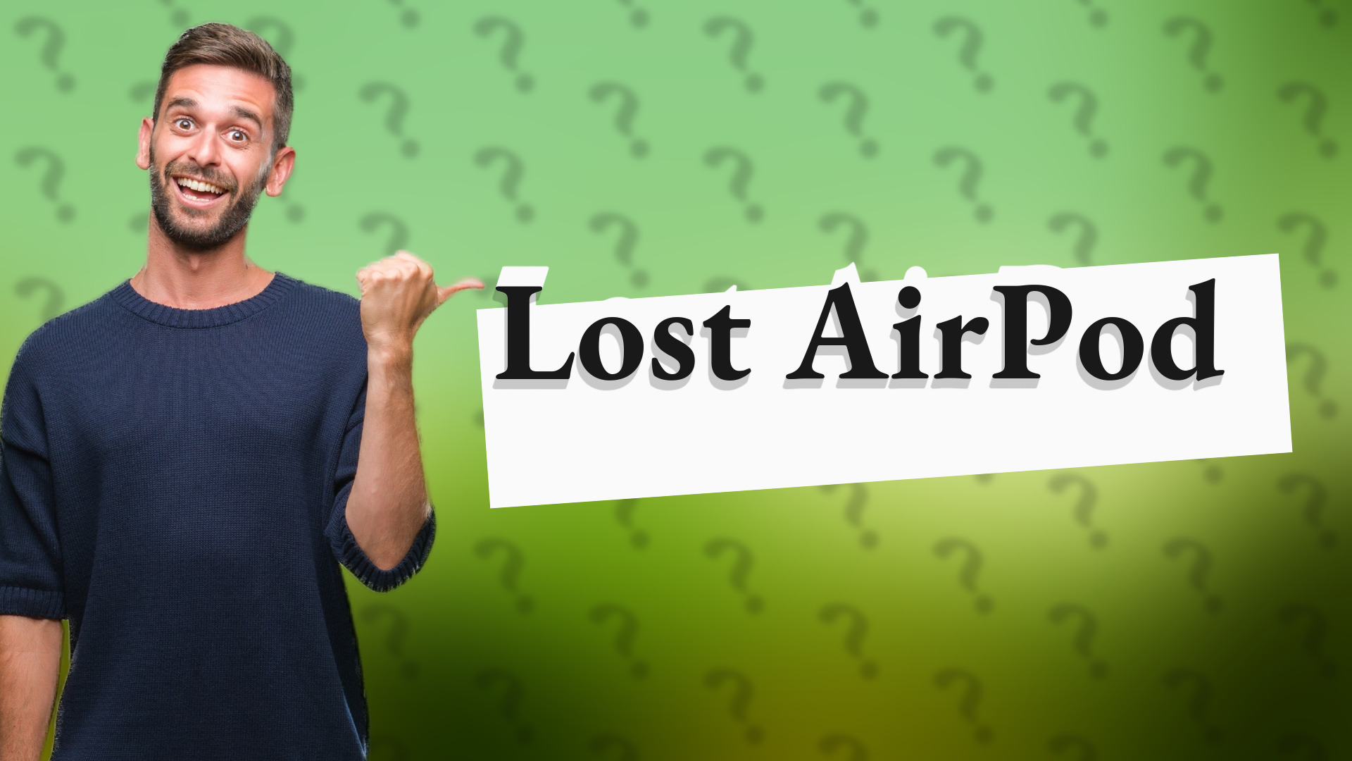 Lost AirPod