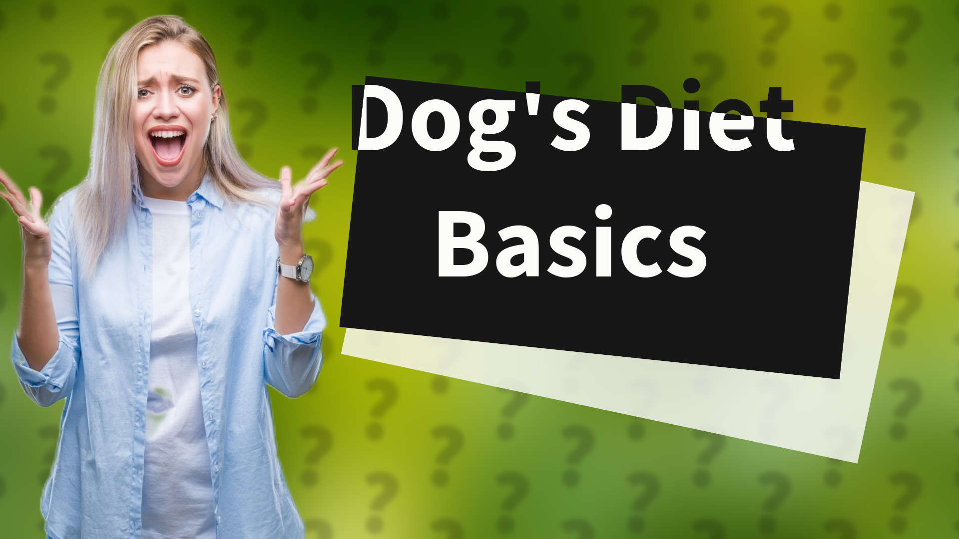 Dog's Diet Basics