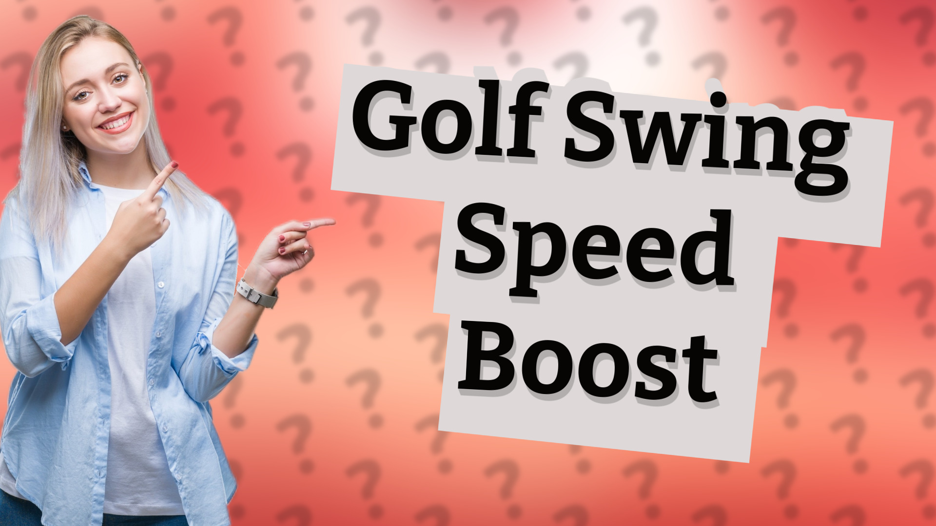 Golf Swing Speed Boost