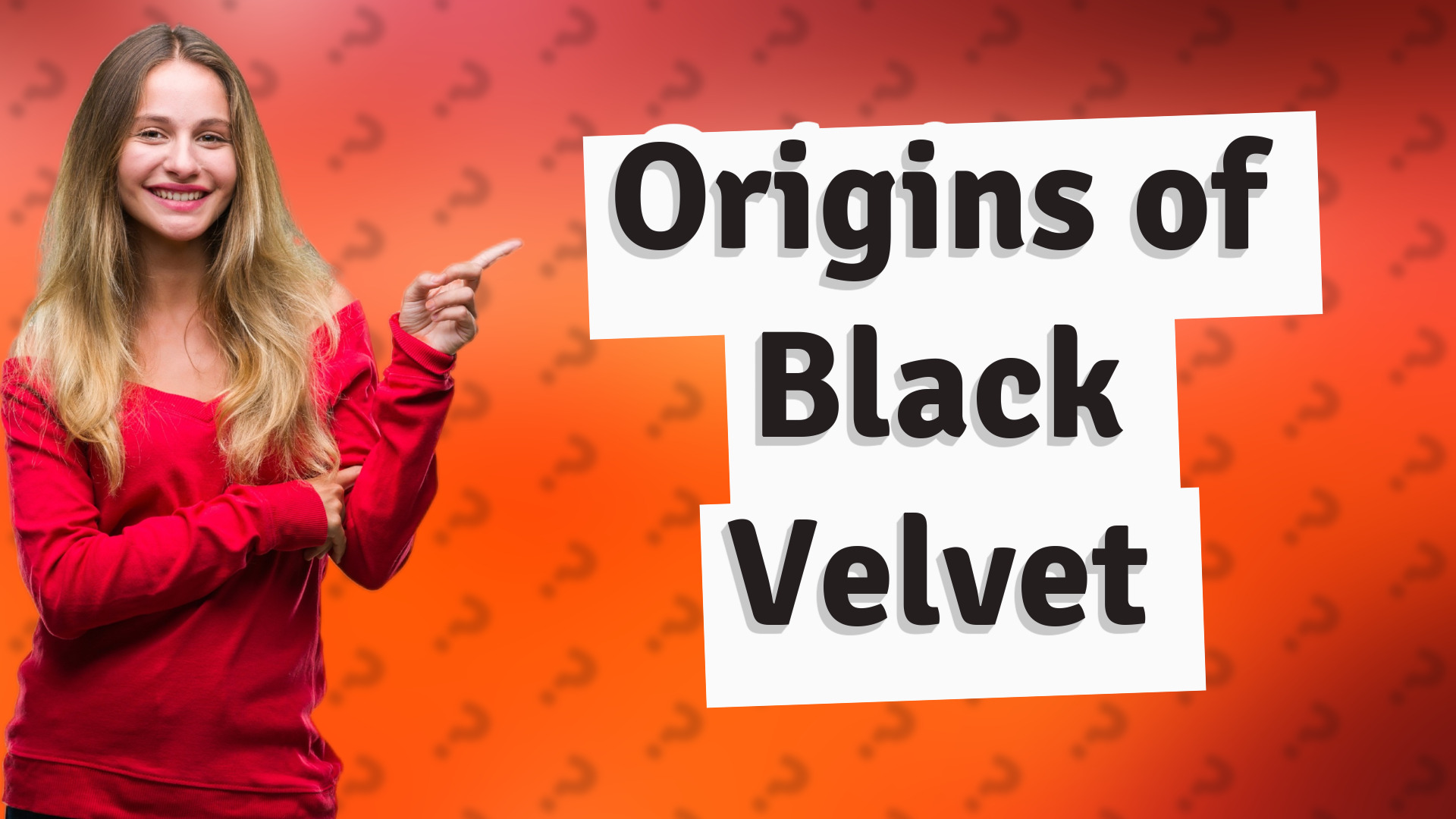 Origins of Black Velvet